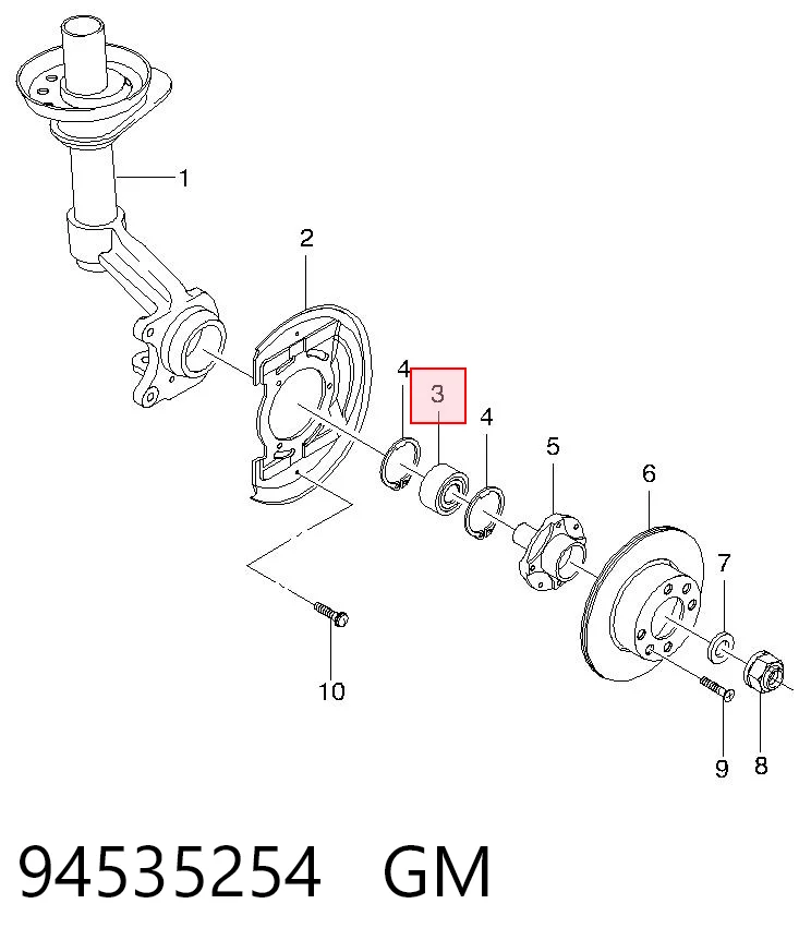 94535254 General Motors