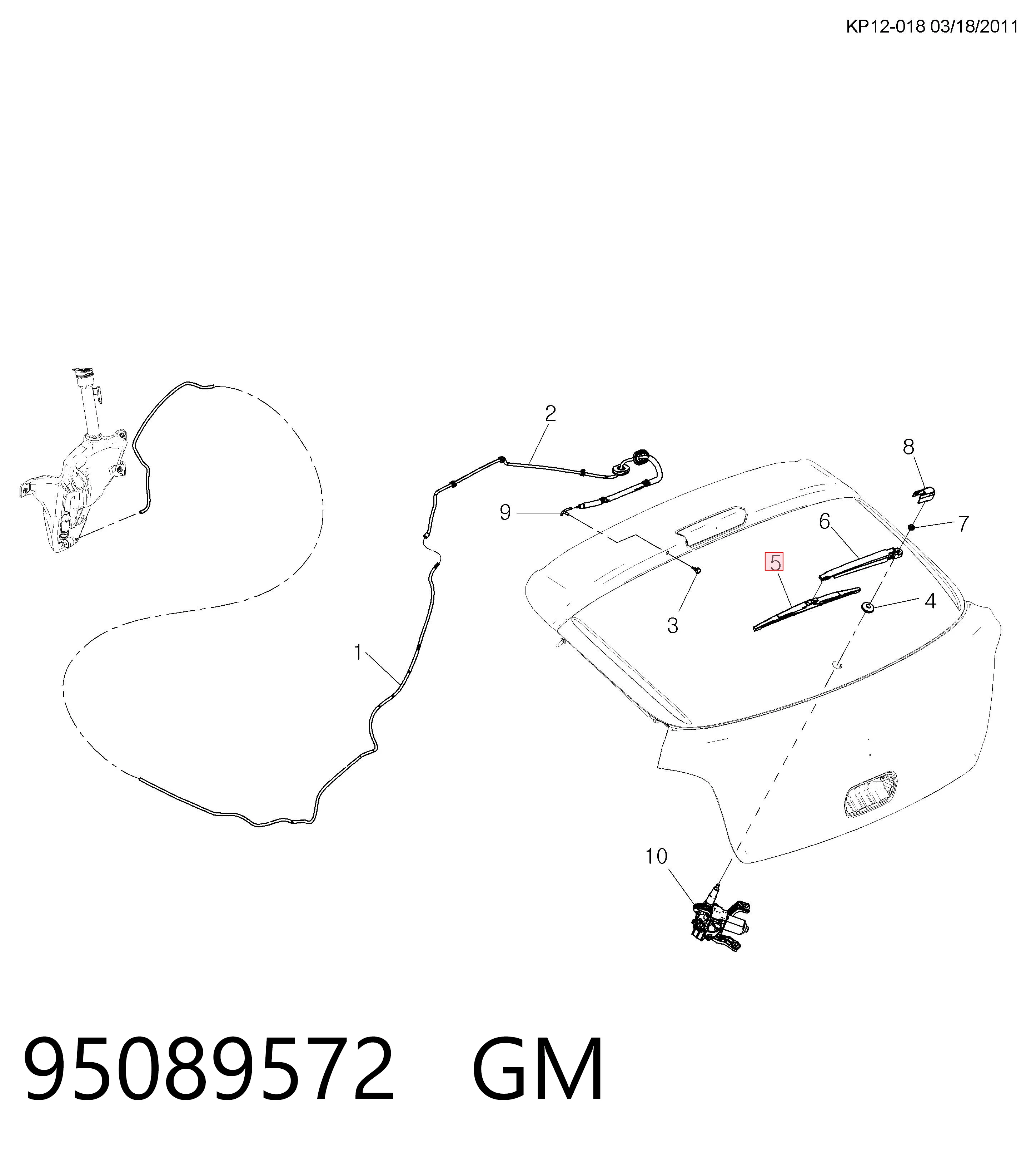 Limpiaparabrisas posterior SsangYong Actyon  desde 7,72 €