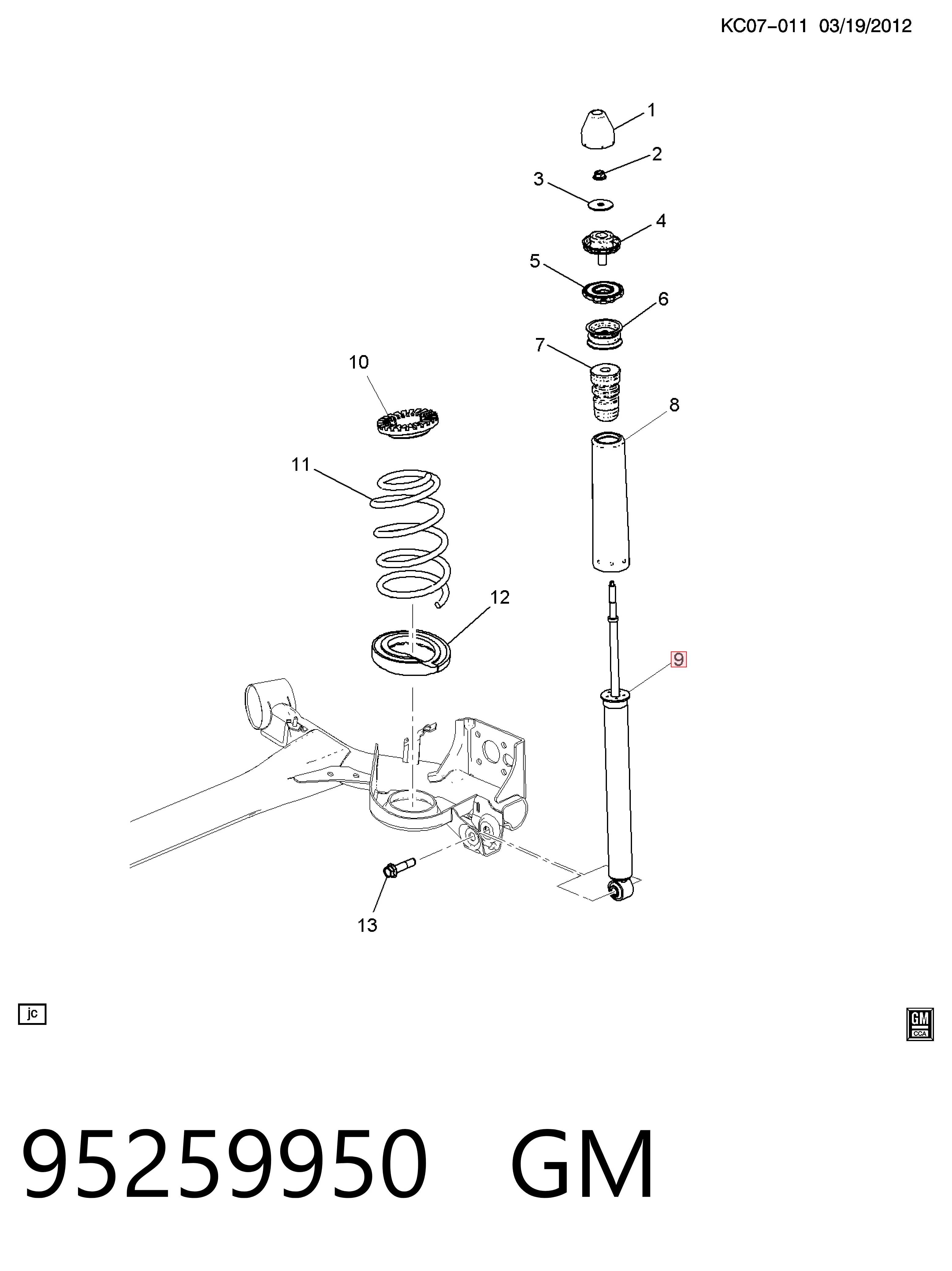 95259950 General Motors