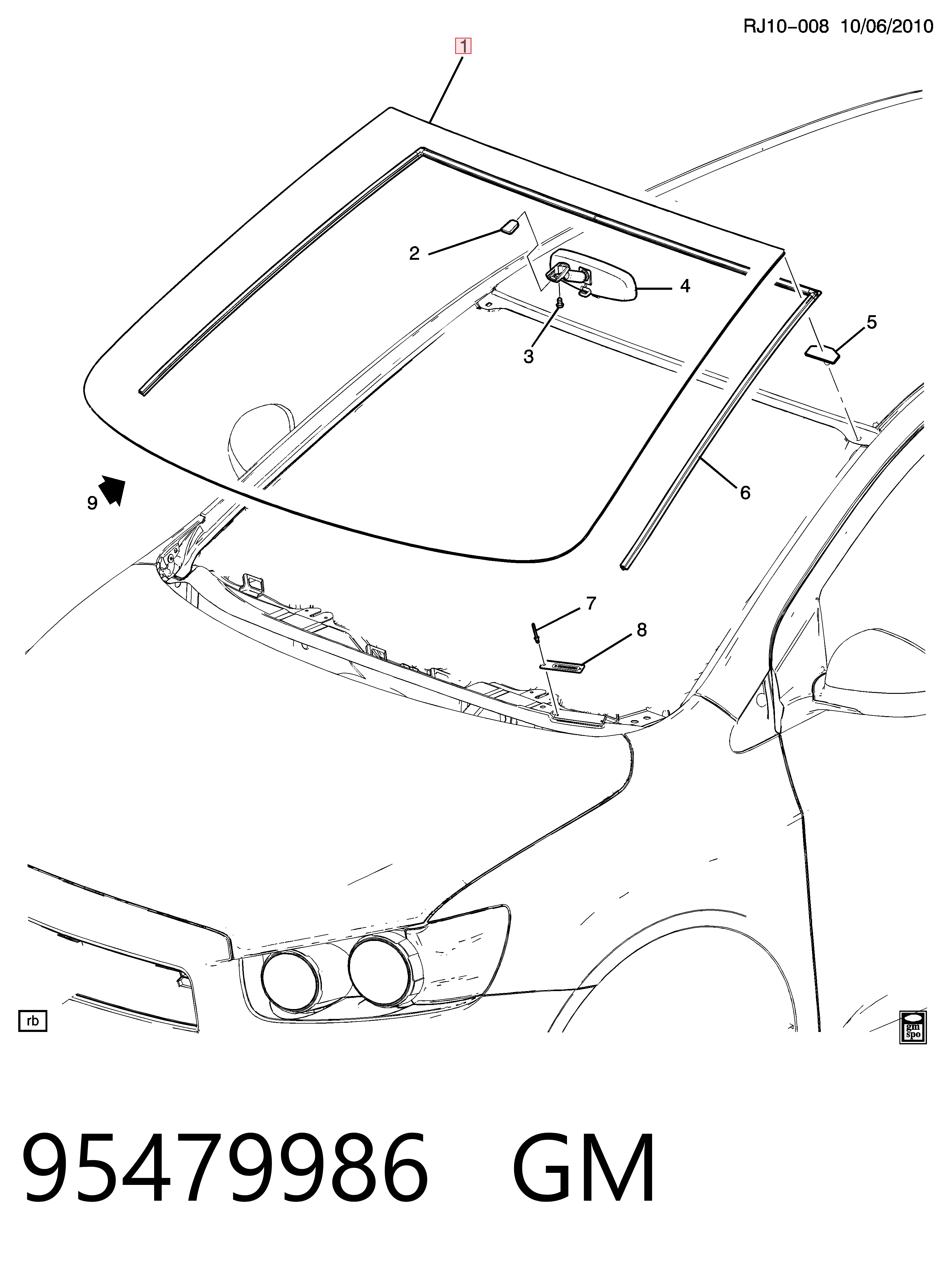  Parabrisas Chevrolet Aveo 3