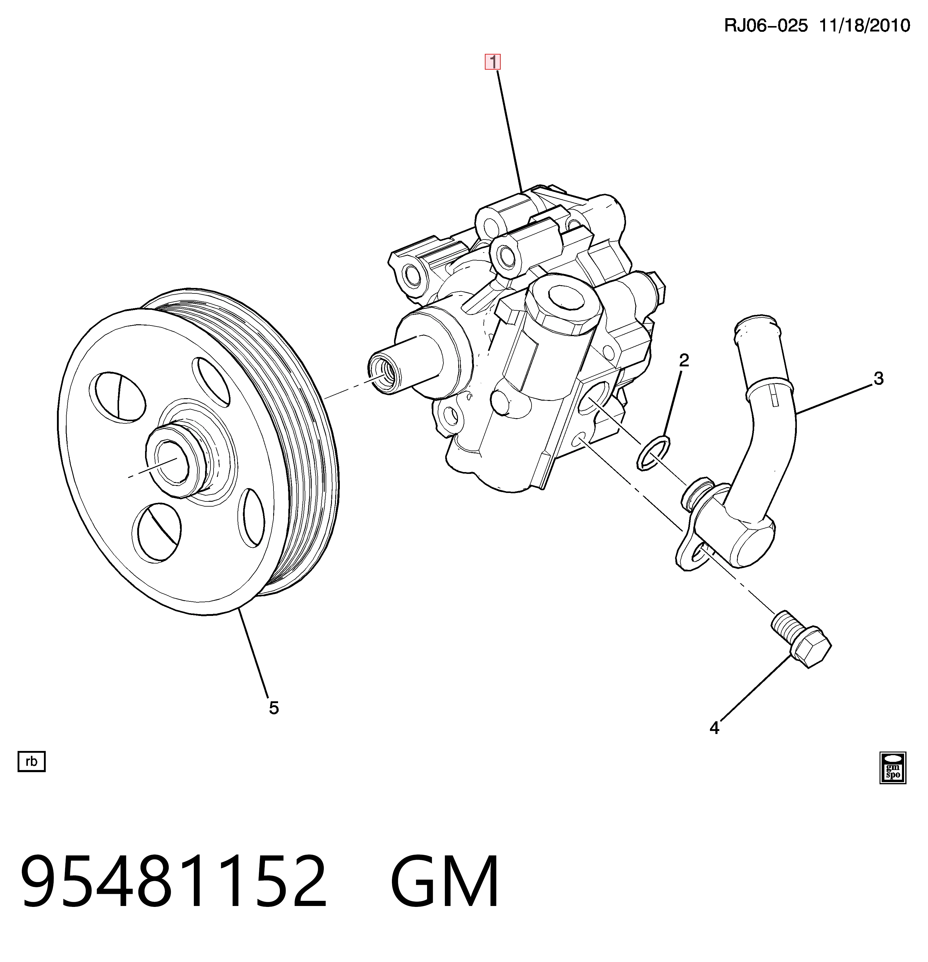 Comprar Bomba de dirección asistida Chevrolet Aveo T300 a bajo precio