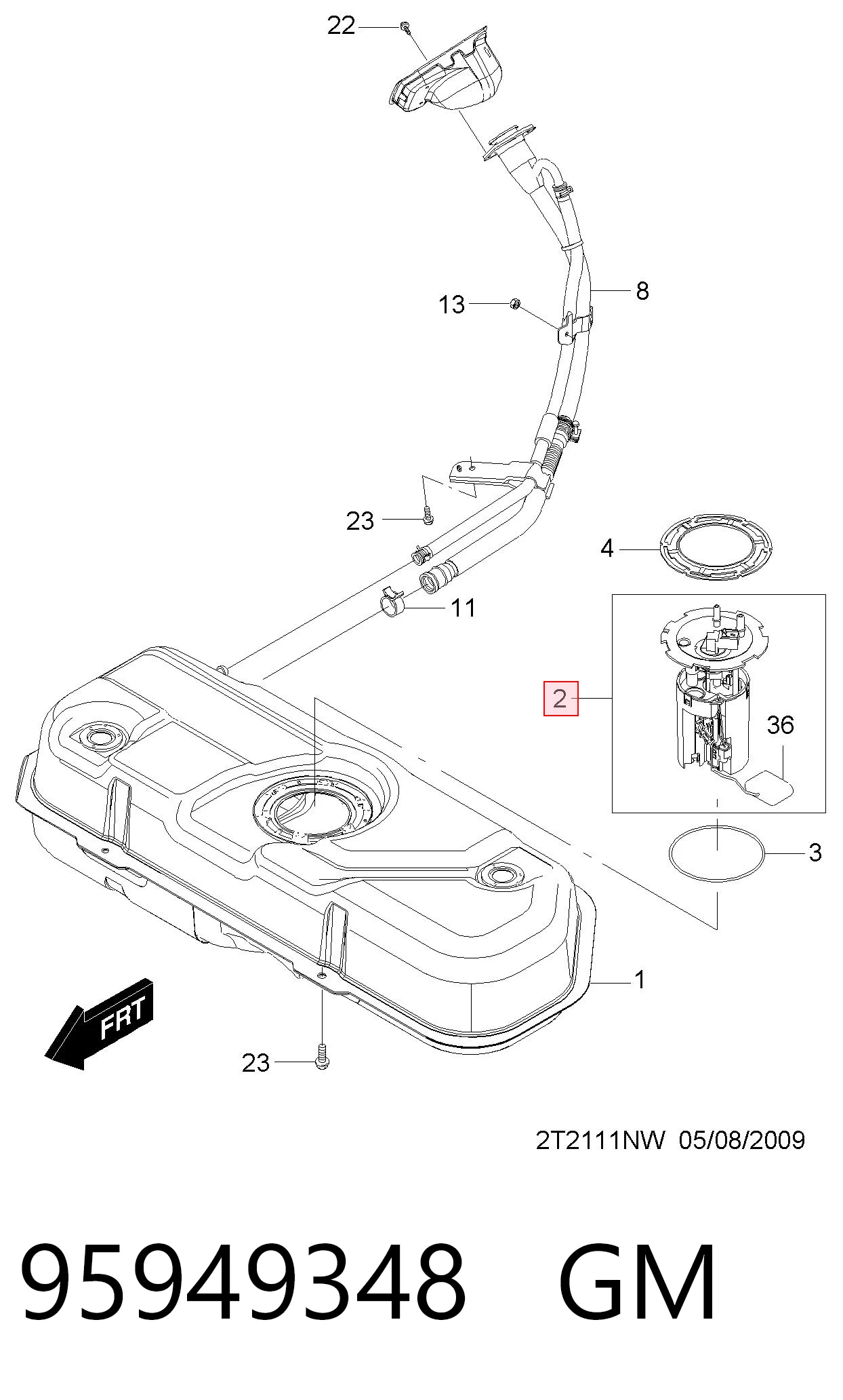 Bomba de combustible eléctrica sumergible  Opel 95037379 precio, desde 63,89 EUR