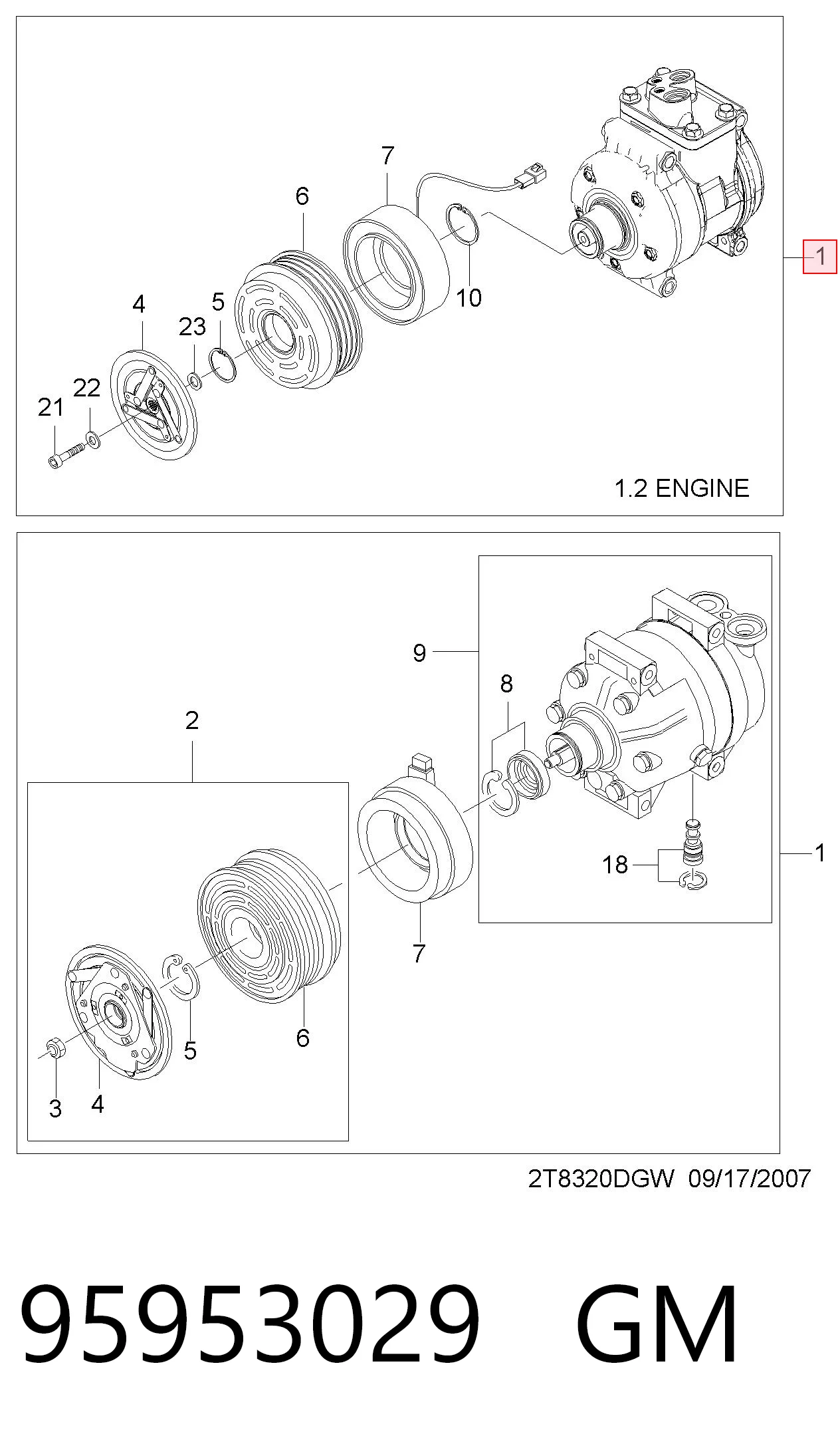 Comprar 715559 Opel Compresor de aire acondicionado coche