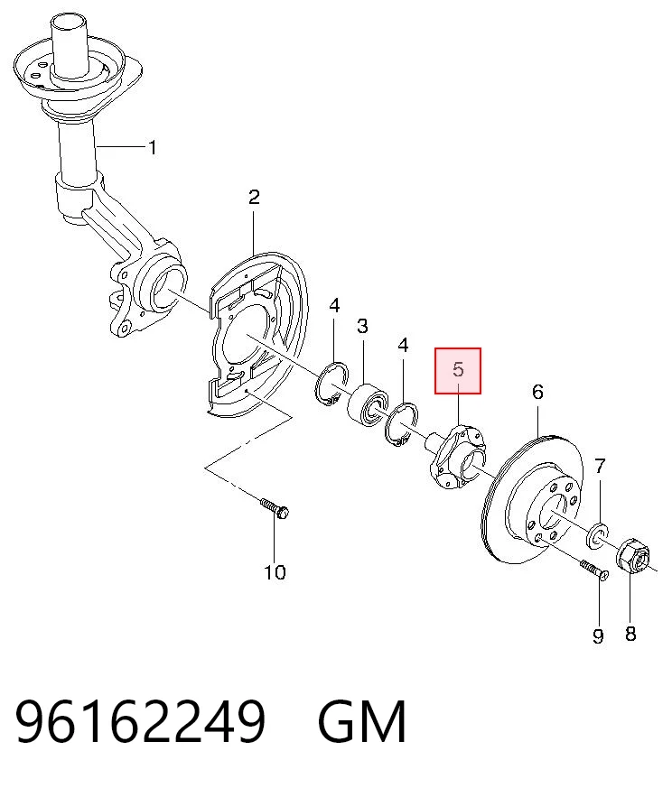 96162249 General Motors