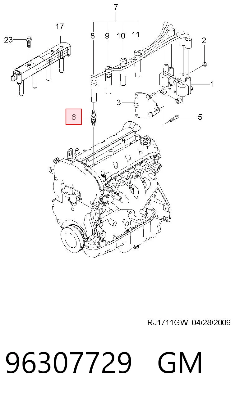 96307729 General Motors