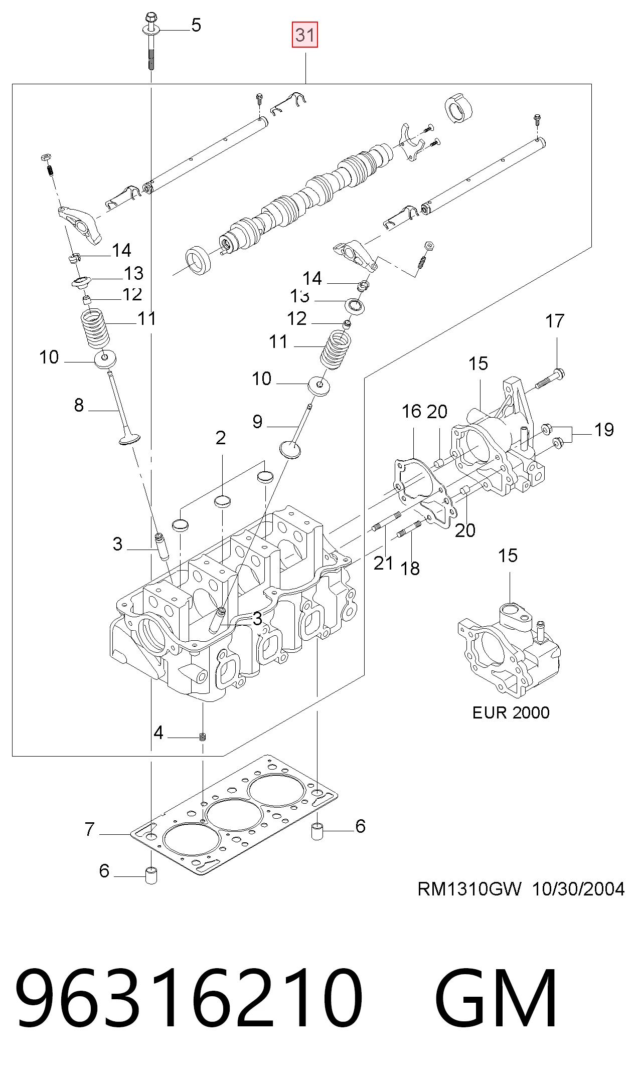 Comprar Culata motor Matiz  KLYA