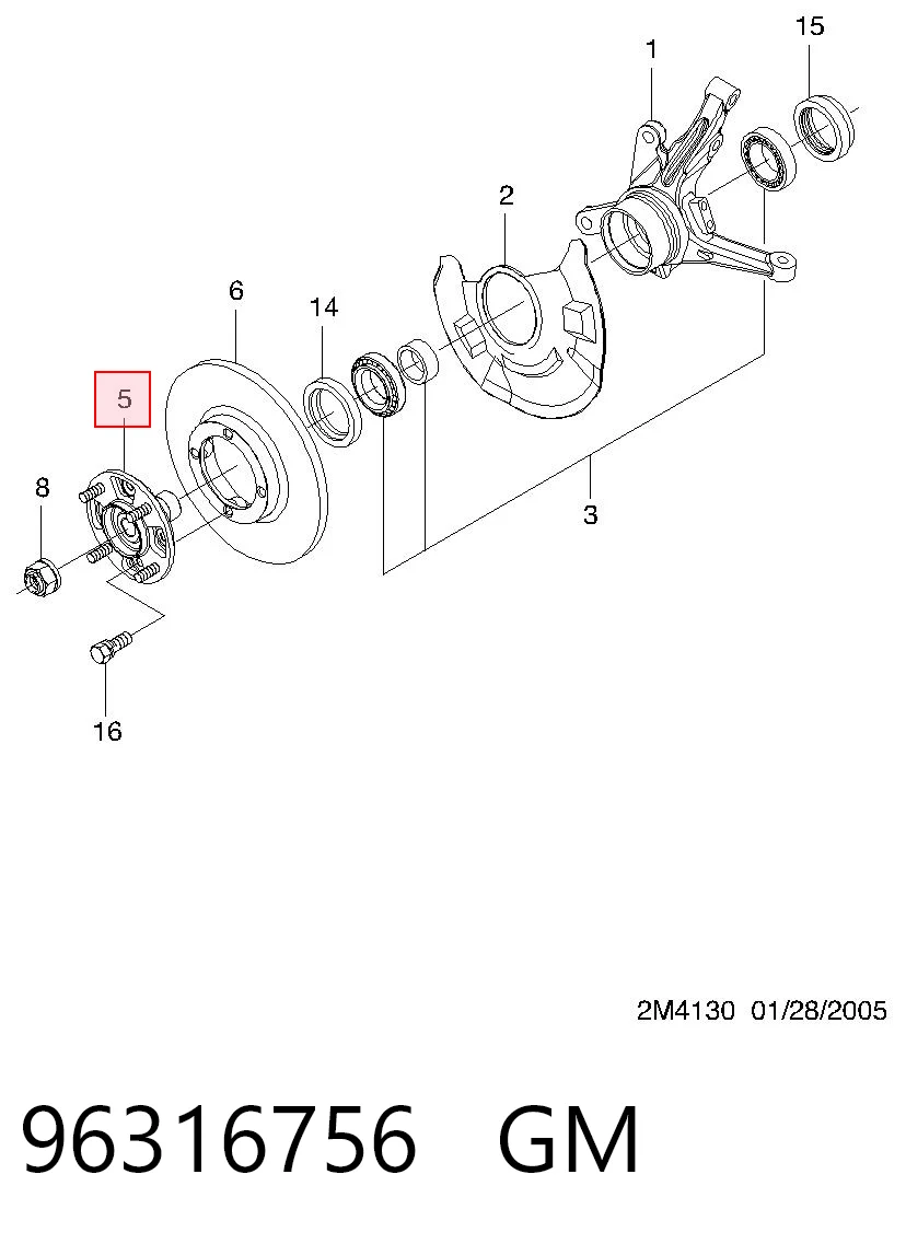 Comprar Bujes de ruedas Spark (Matiz)  M200, M250