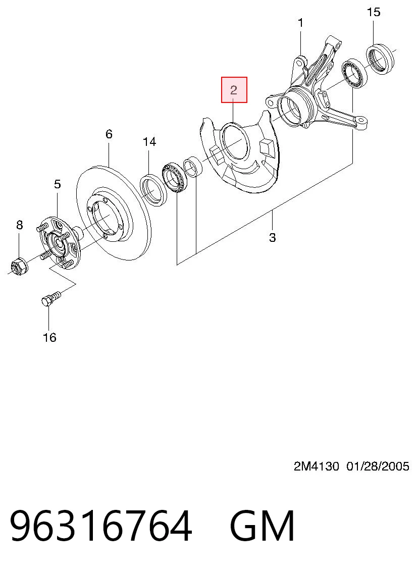 96316764 General Motors