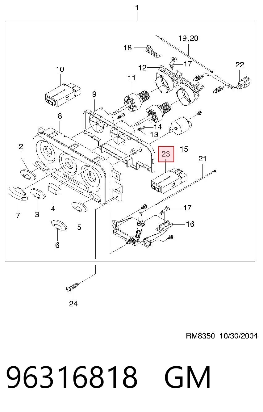 96316818 General Motors