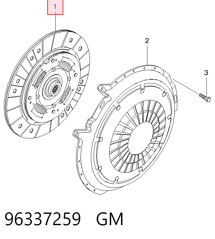 96407628 Peugeot/Citroen Disco de embrague