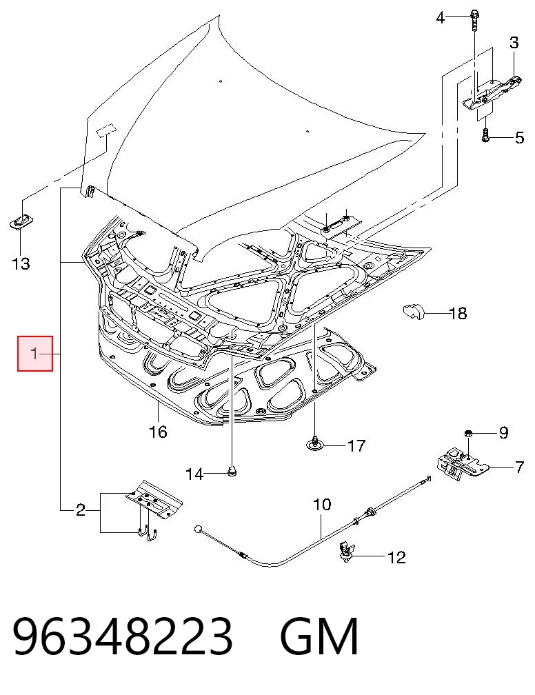 Capó del motor Daewoo Nubira I hatchback (J10, J15) (1997 - 2001) precio, desde 187,10 EUR