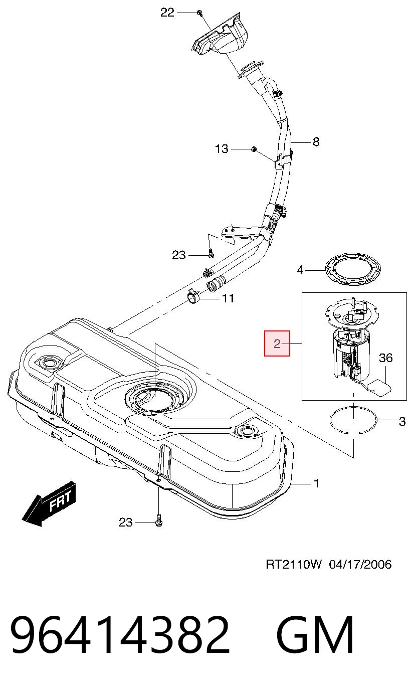 EXP06865 Euroex Módulo de alimentación de combustible