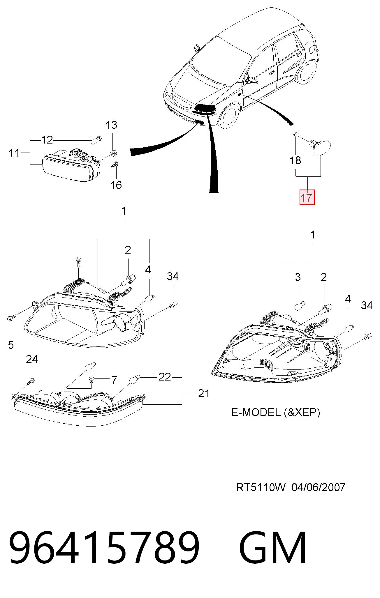 96415789 General Motors
