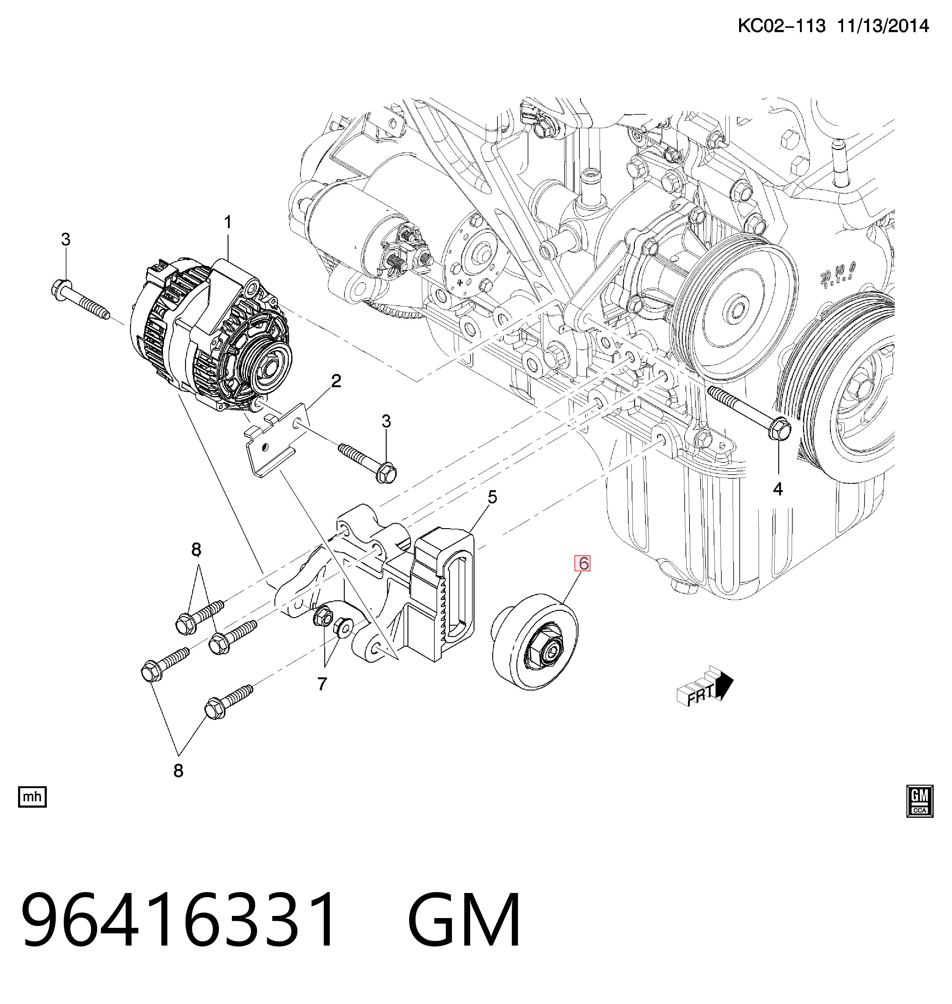 96416331 General Motors
