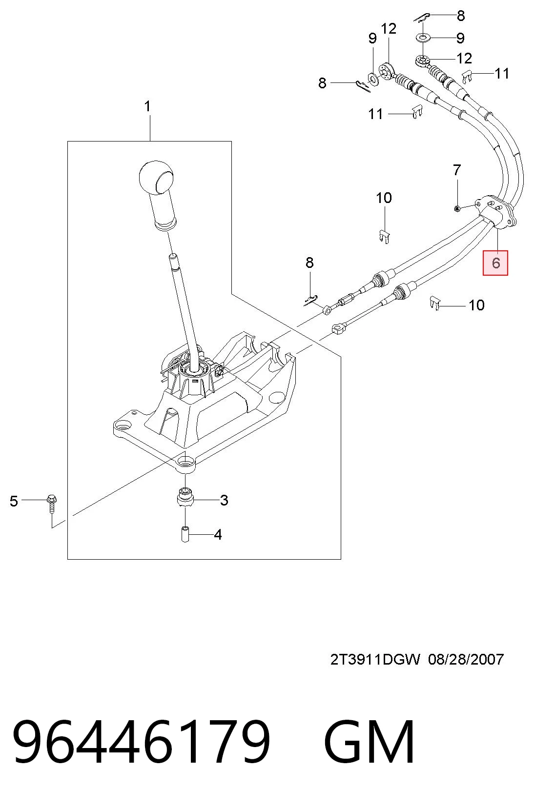 Comprar Cables De Accionamiento, Caja De Cambios Aveo  T250, T255