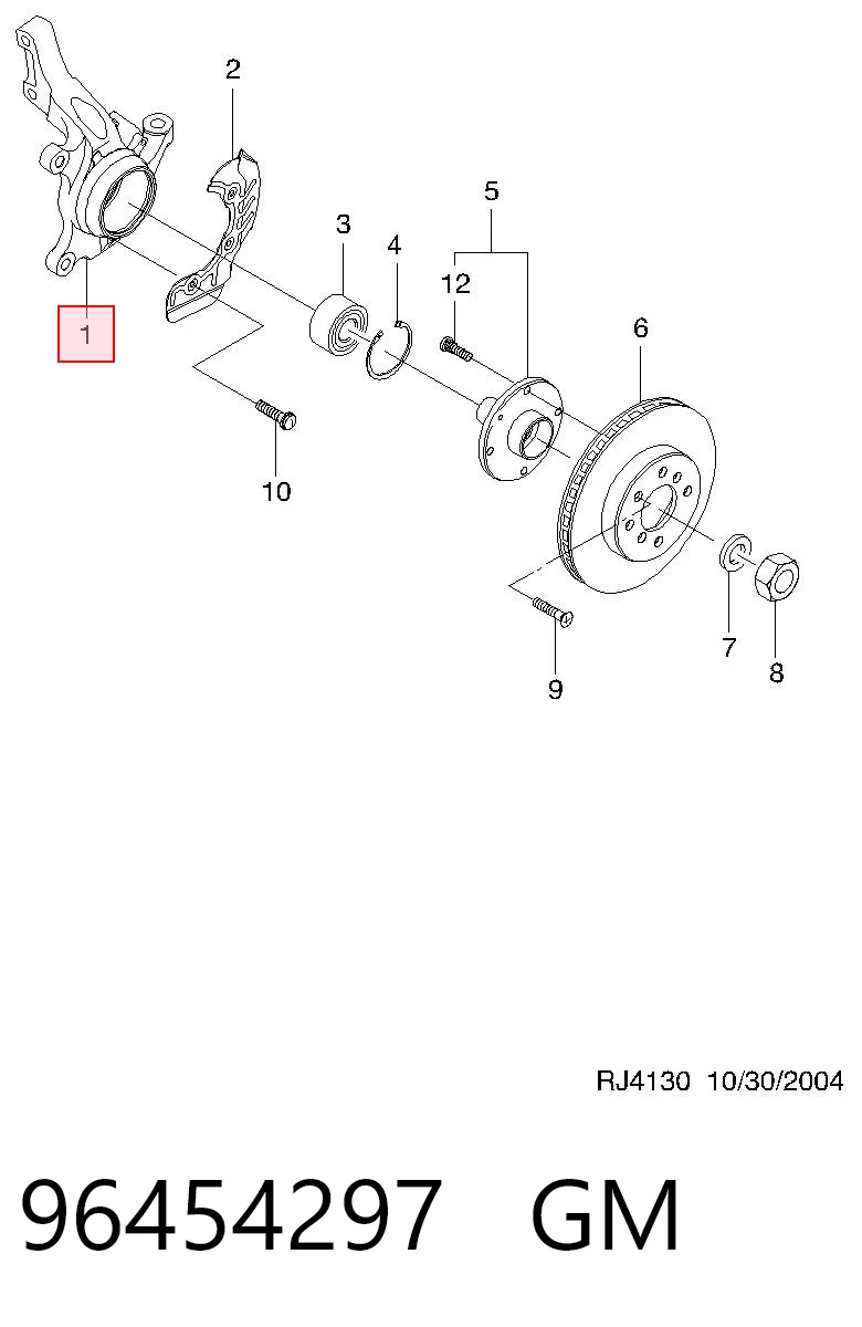 96454297 General Motors