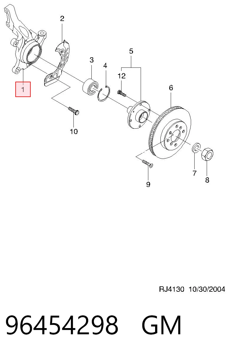96454298 General Motors