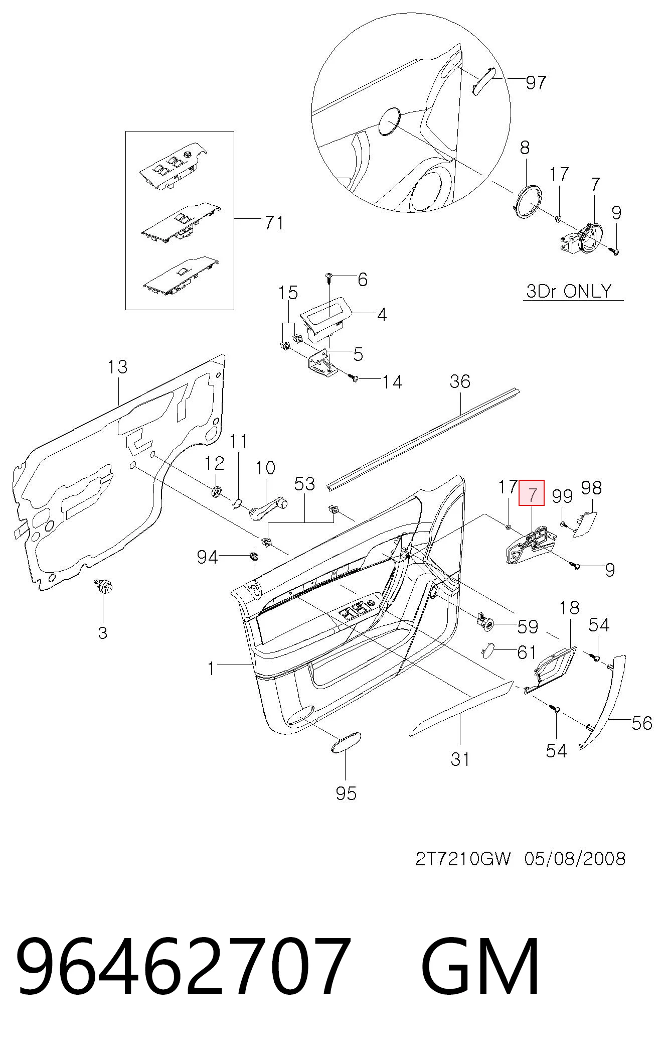 96462707 General Motors