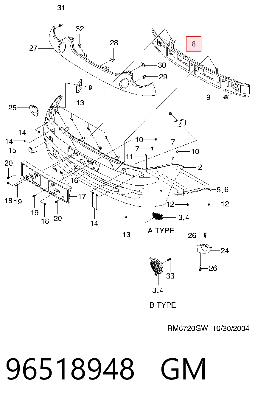 96518948 General Motors