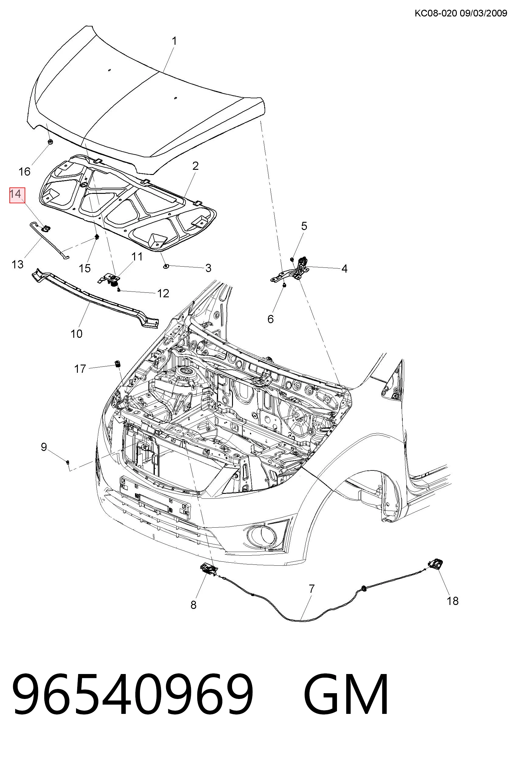 96540969 General Motors