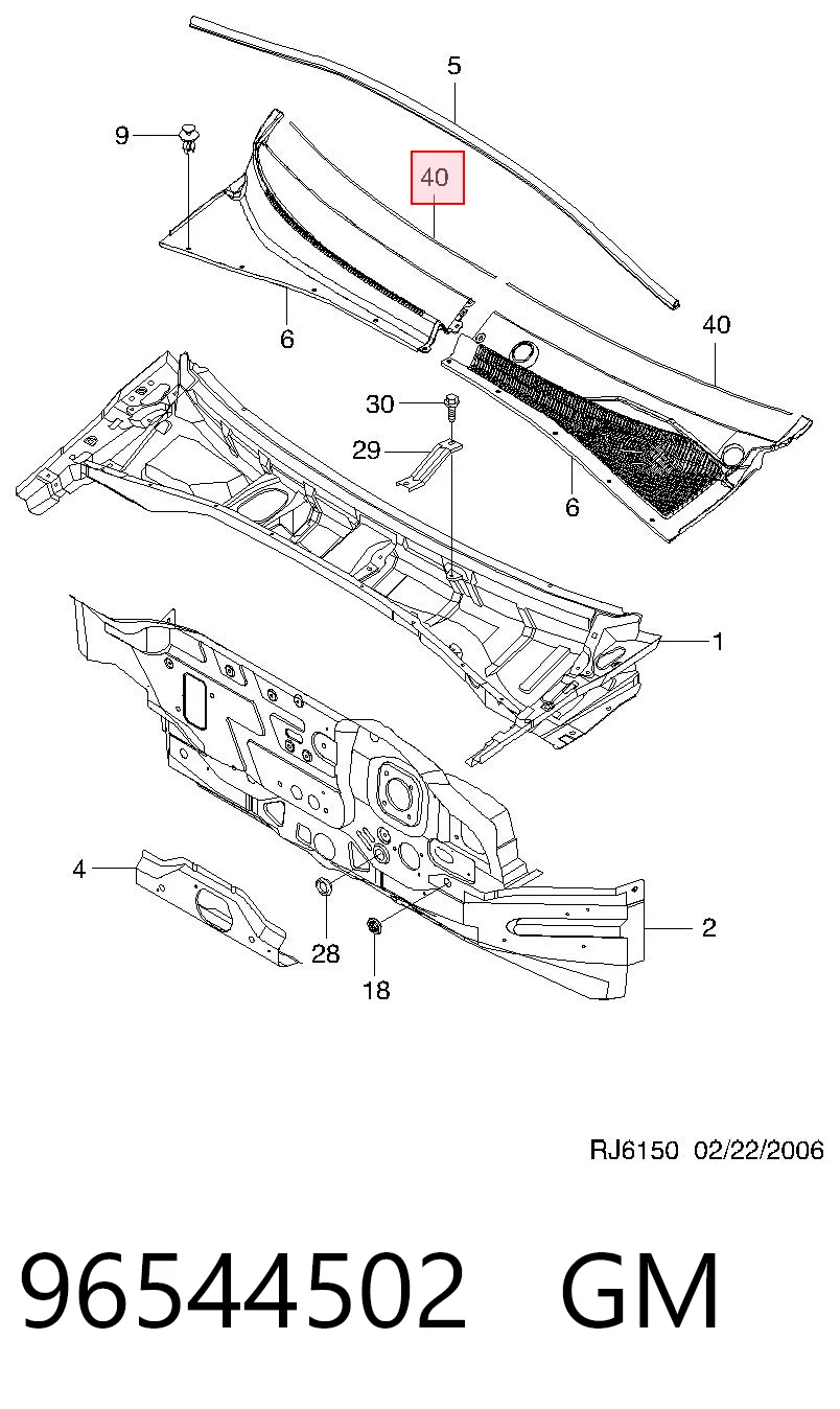 96544502 General Motors
