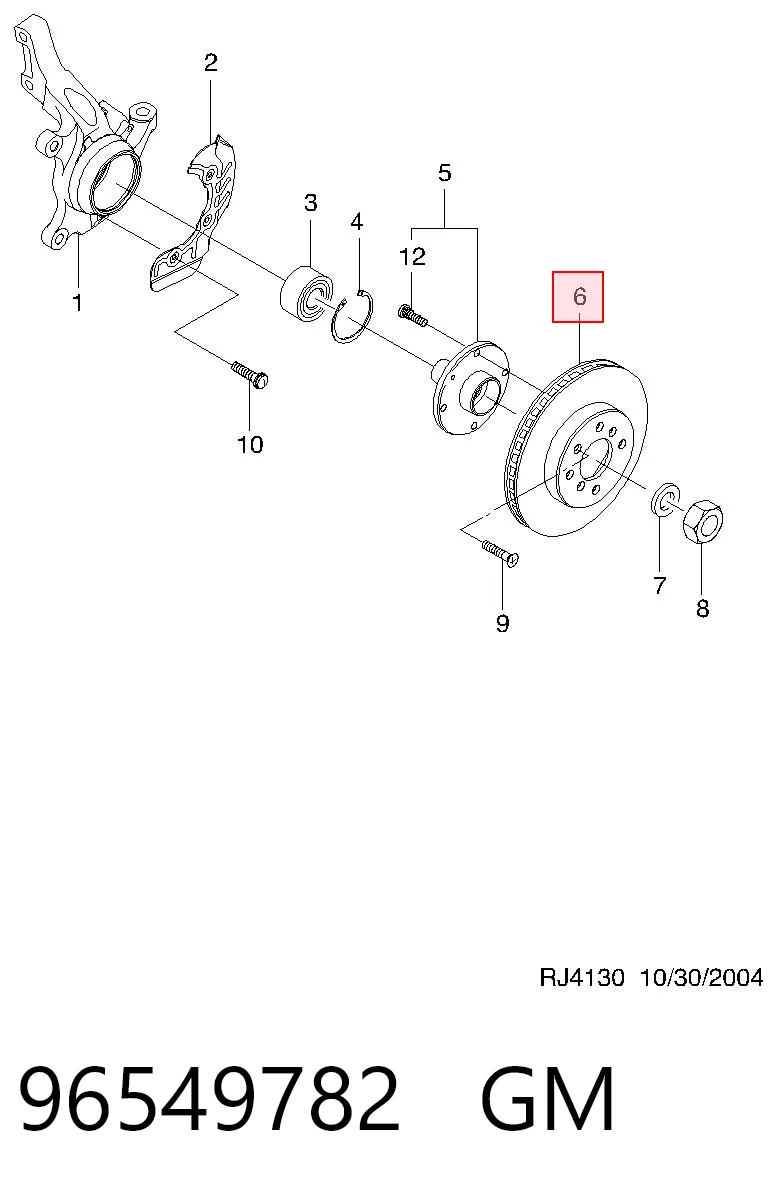 96549782 General Motors