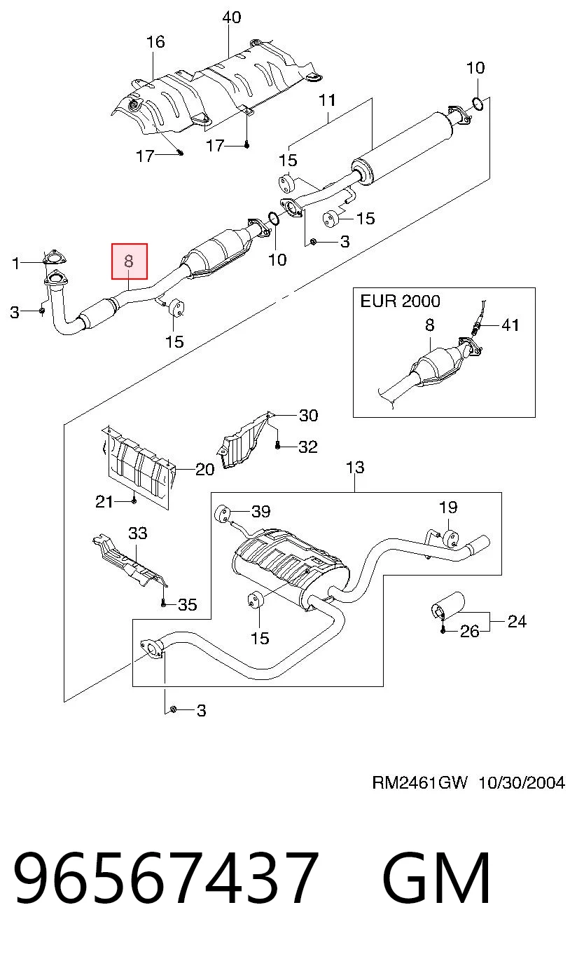 Comprar Catalizador Daewoo Matiz  KLYA a bajo precio
