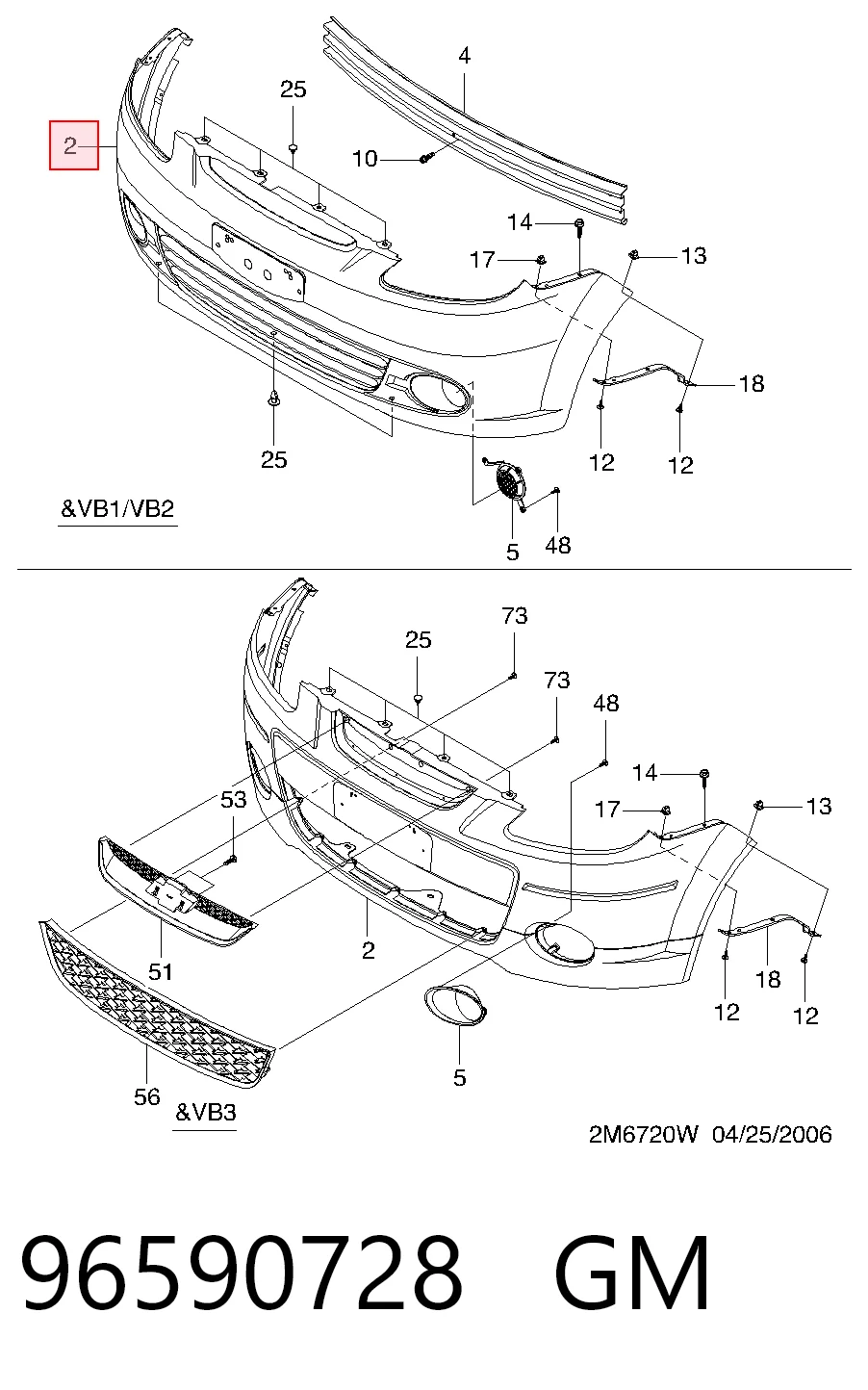Parachoques para Chevrolet Spark (Matiz)  (M200, M250)