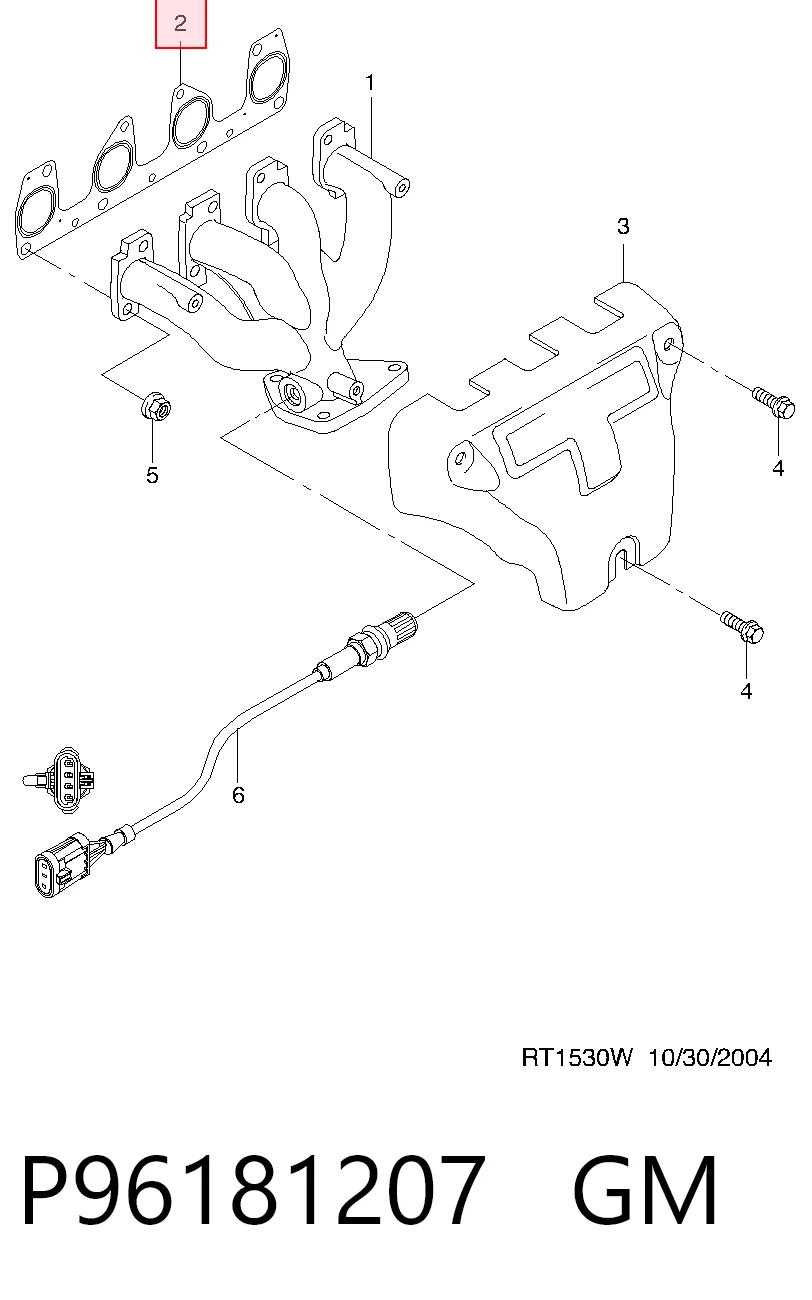 Junta colector joint para Opel Combo A 