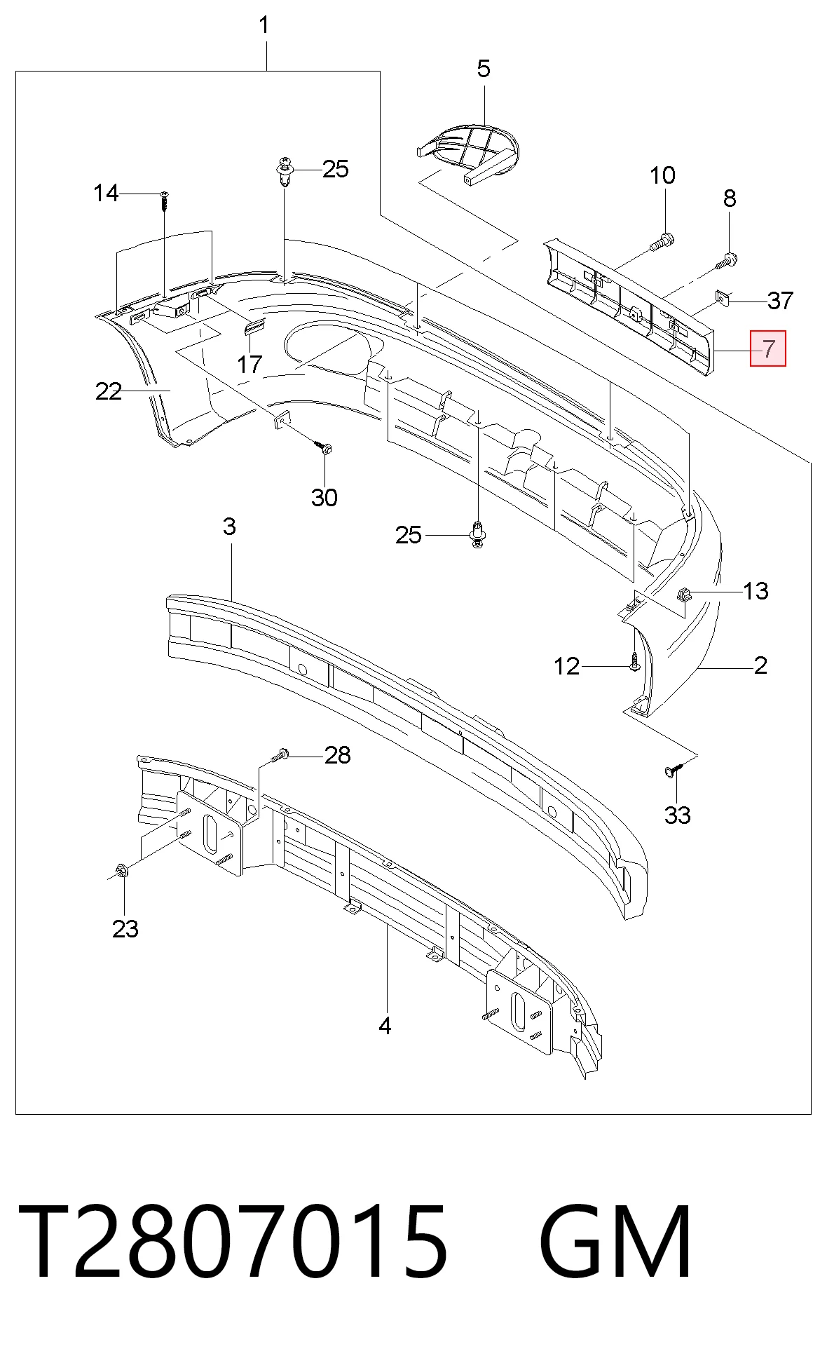 Comprar 96226169 Opel Soporte de matrícula delantera