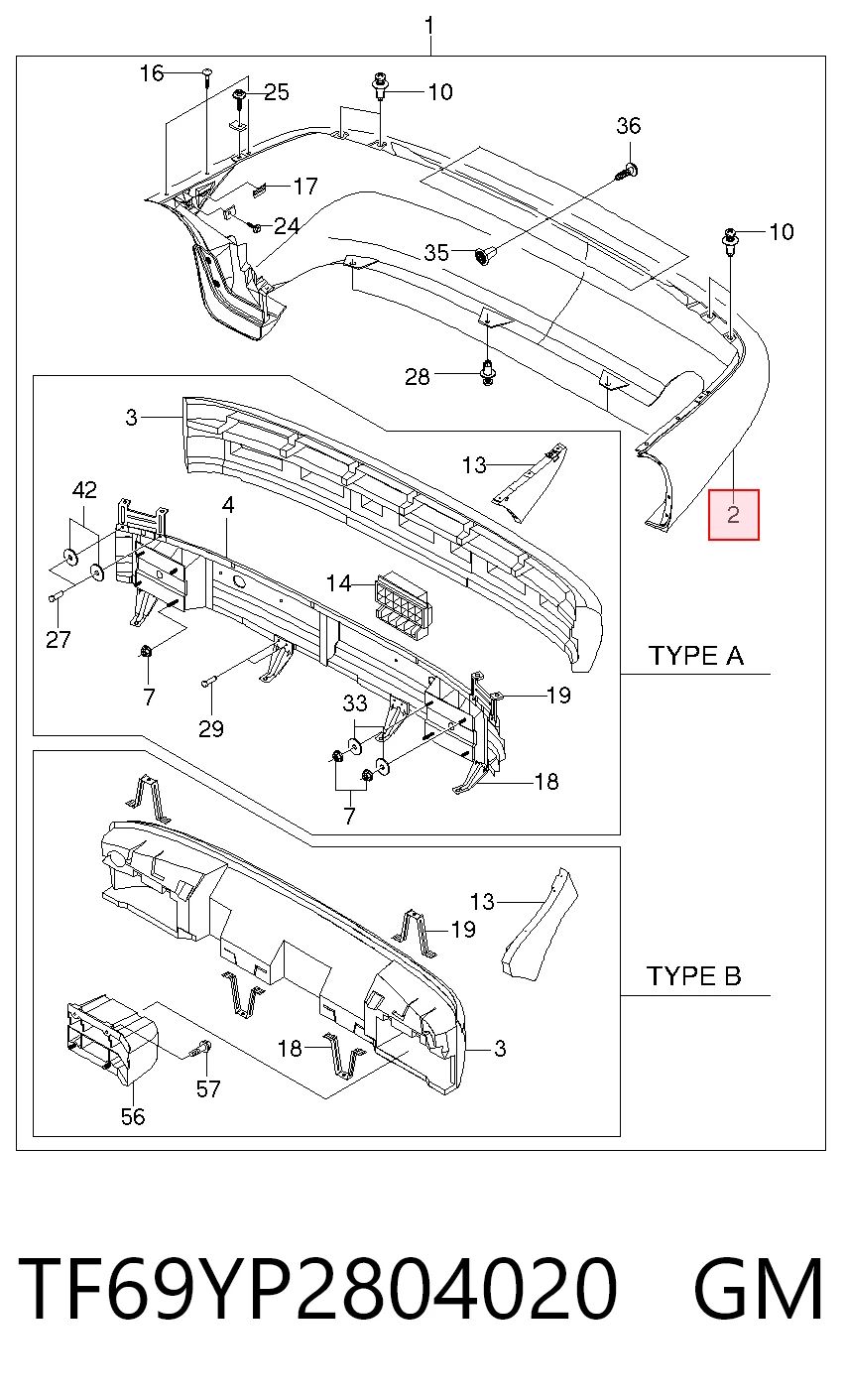 Comprar Parachoques trasero Daewoo Lanos  KLAT
