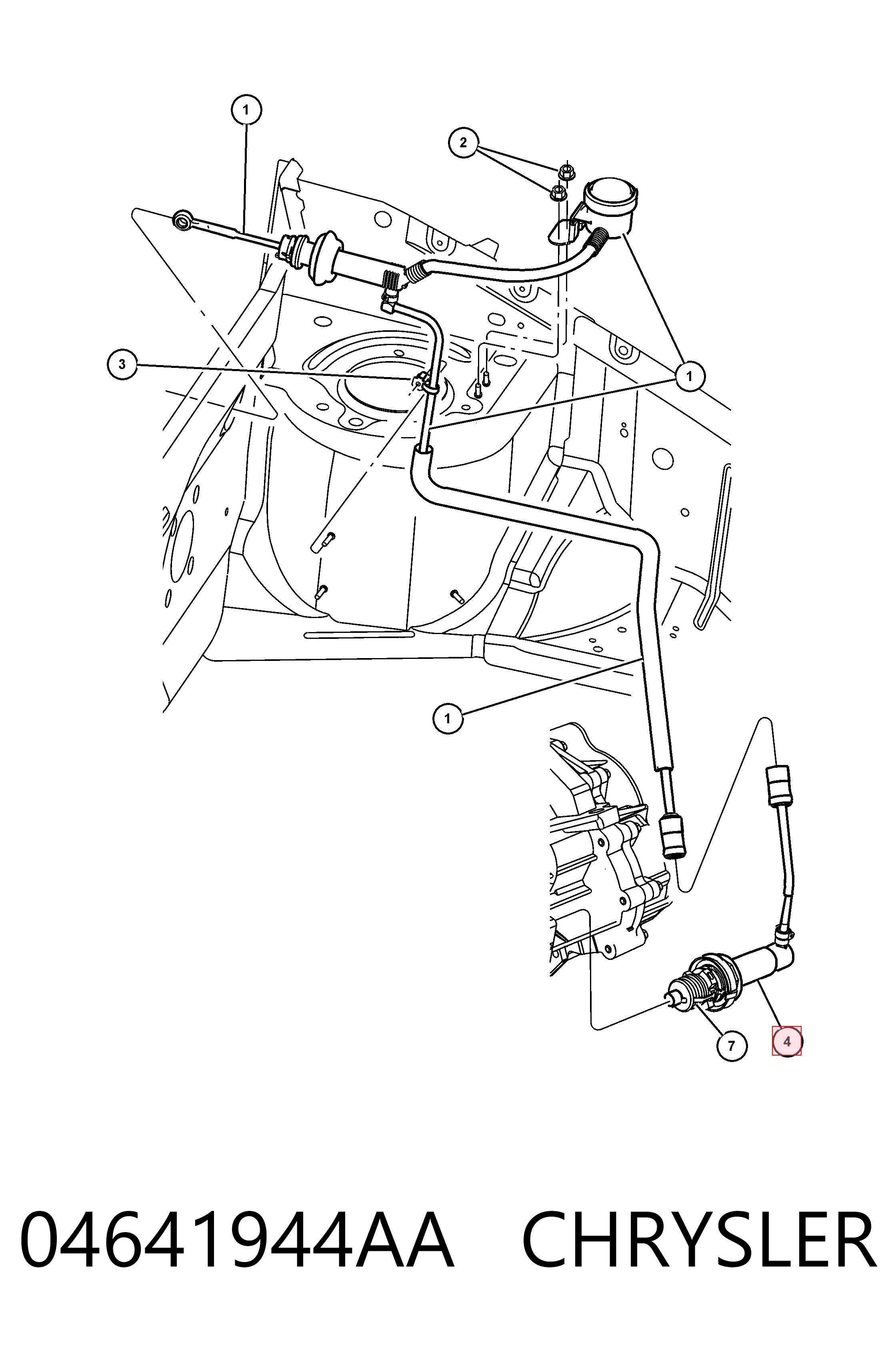Comprar K04641944AA Fiat/Alfa/Lancia Bombín de embrague