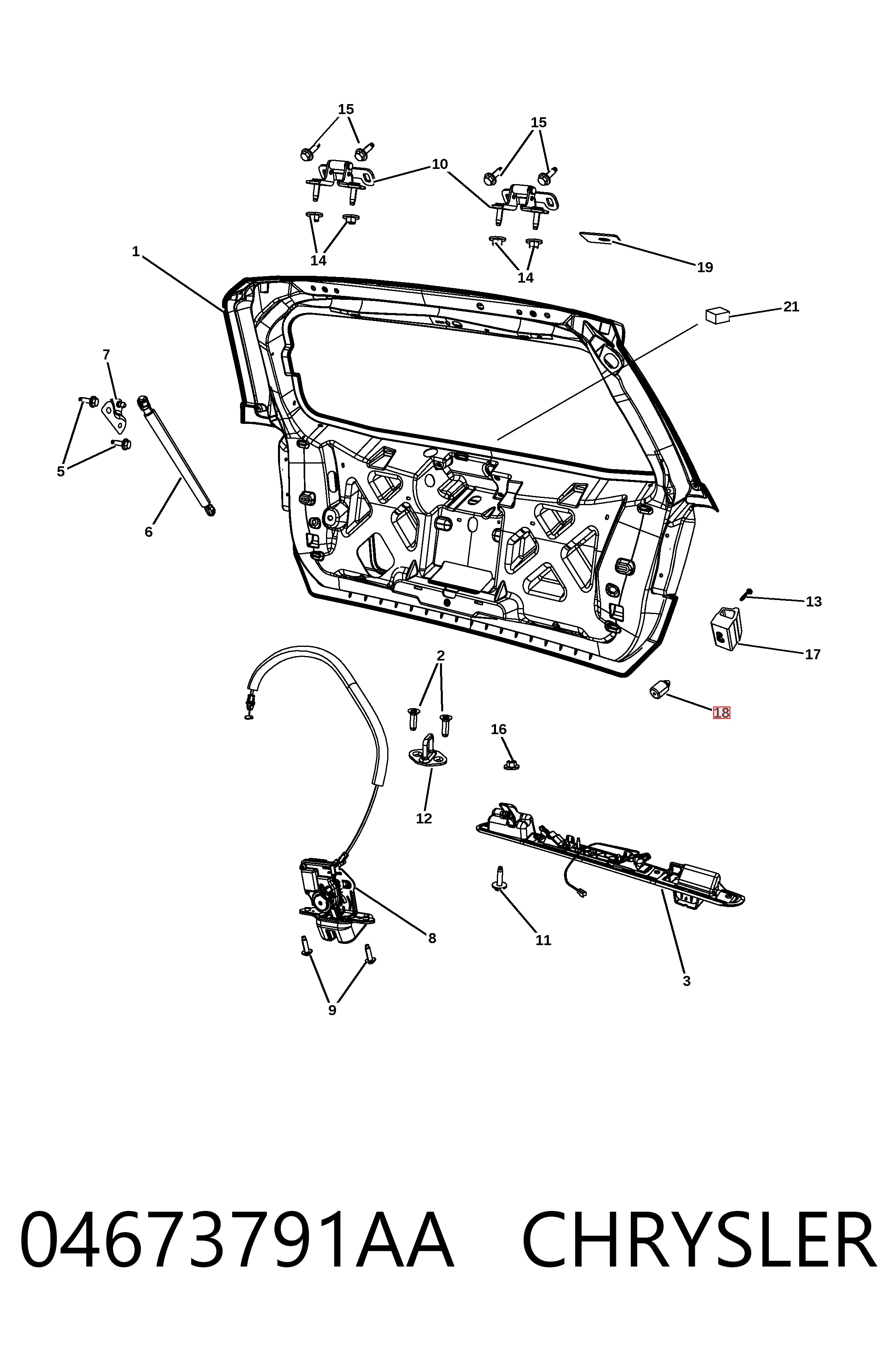 04673791AA Chrysler