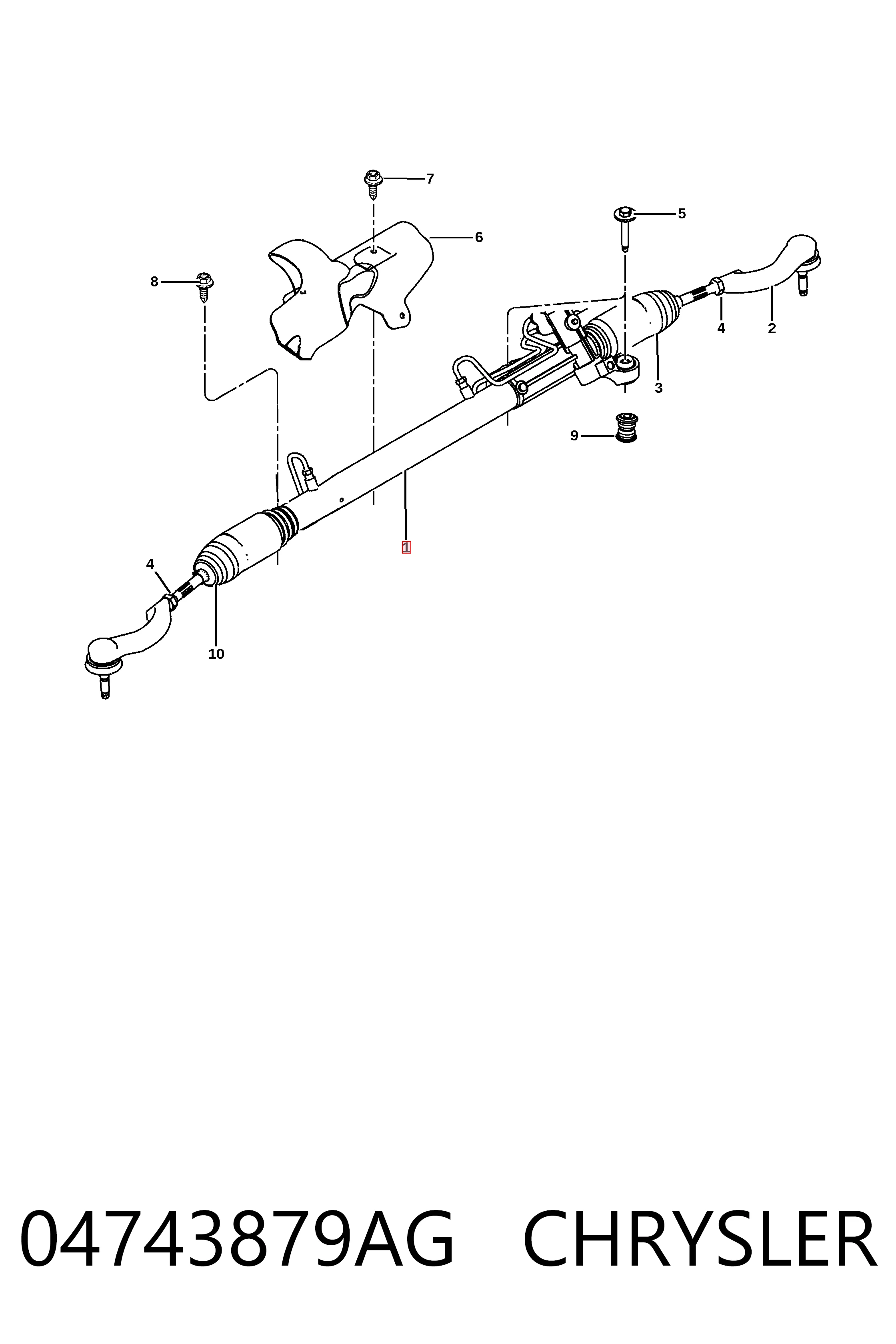 Engranaje de dirección Fiat/Alfa/Lancia K04743875AK precio, desde 180,05 EUR