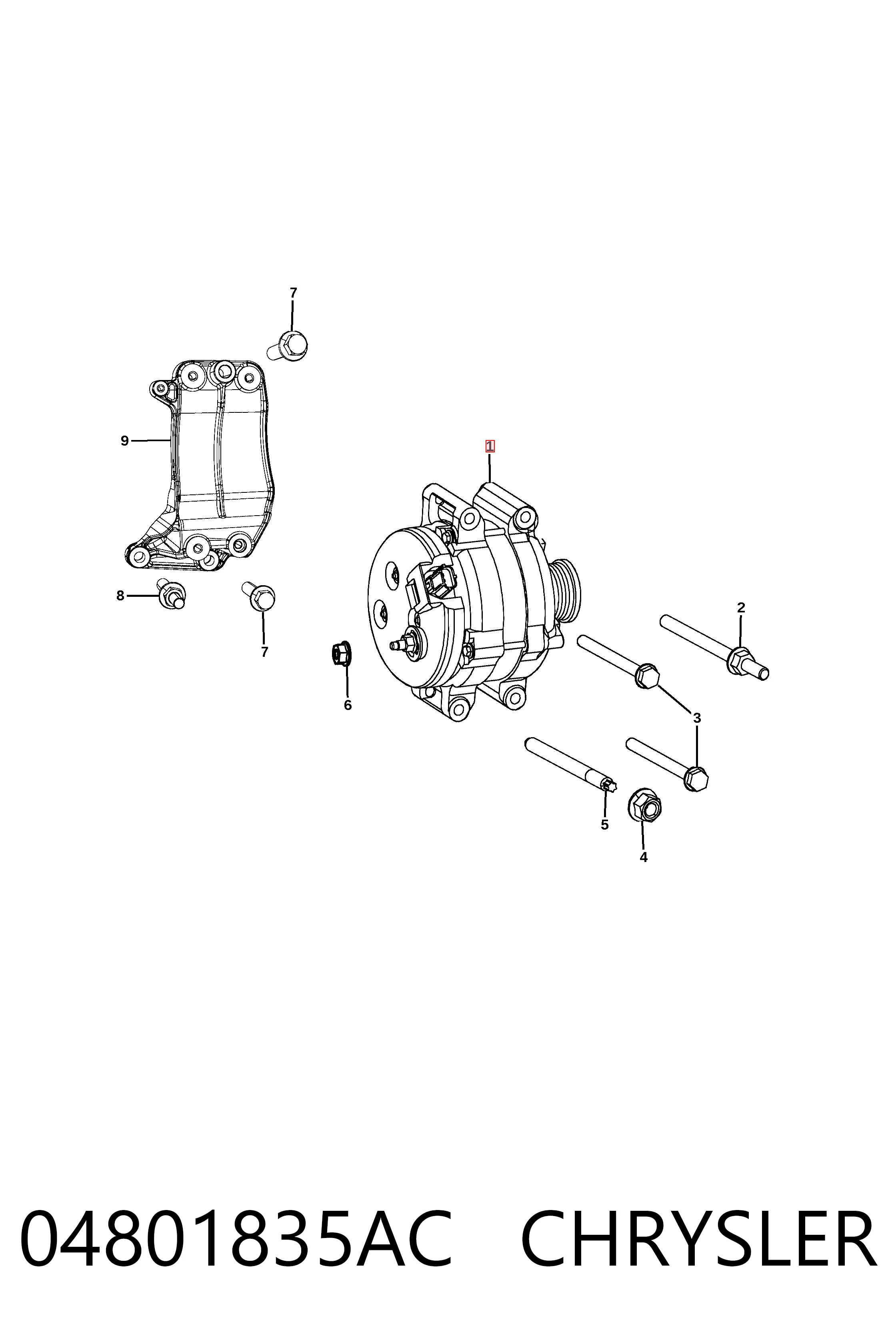 209460 ERA Alternador de coche