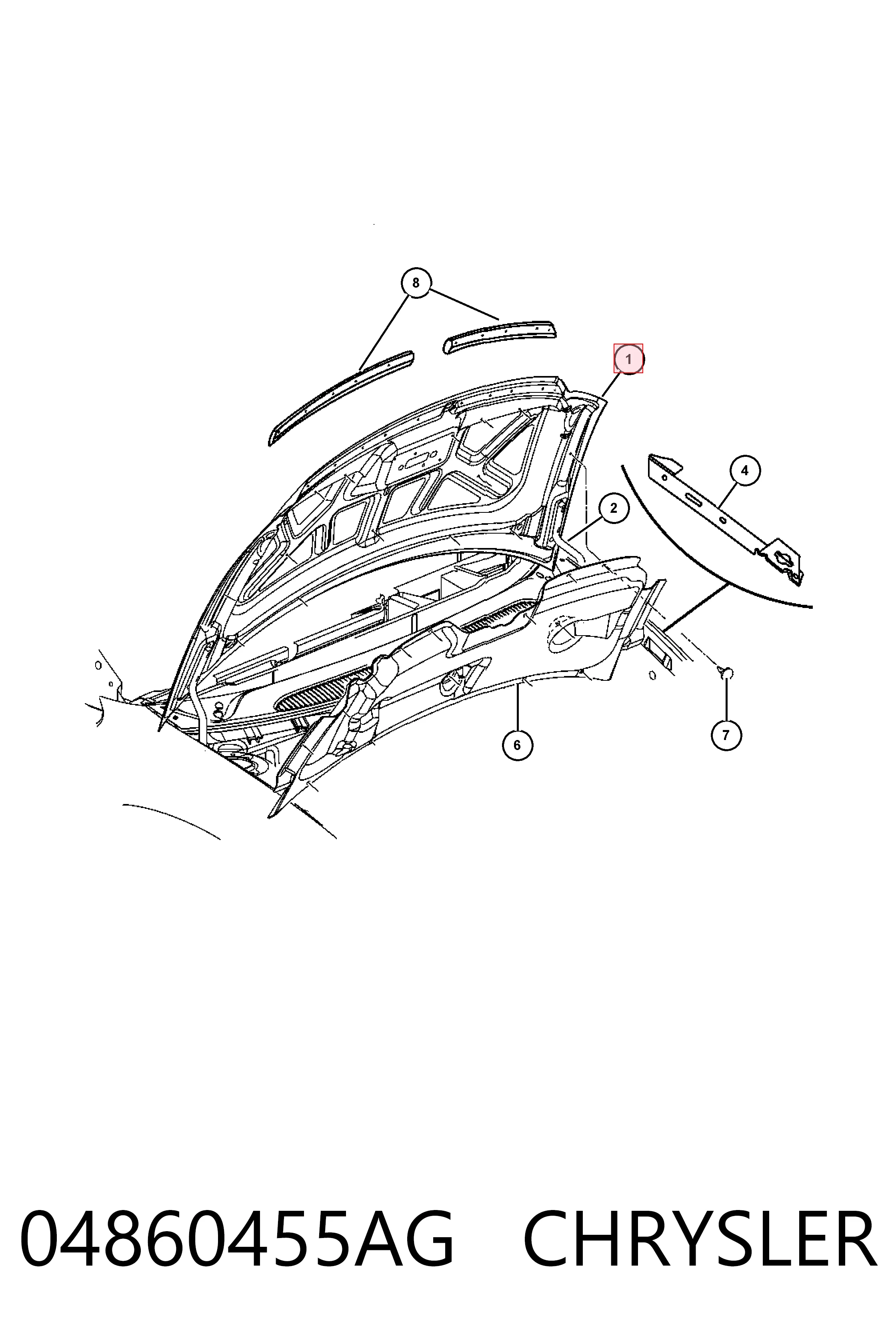 Capó del motor Chrysler Voyager III monovolumen (RG, RS) (1999 - 2008) precio, desde 190,21 EUR