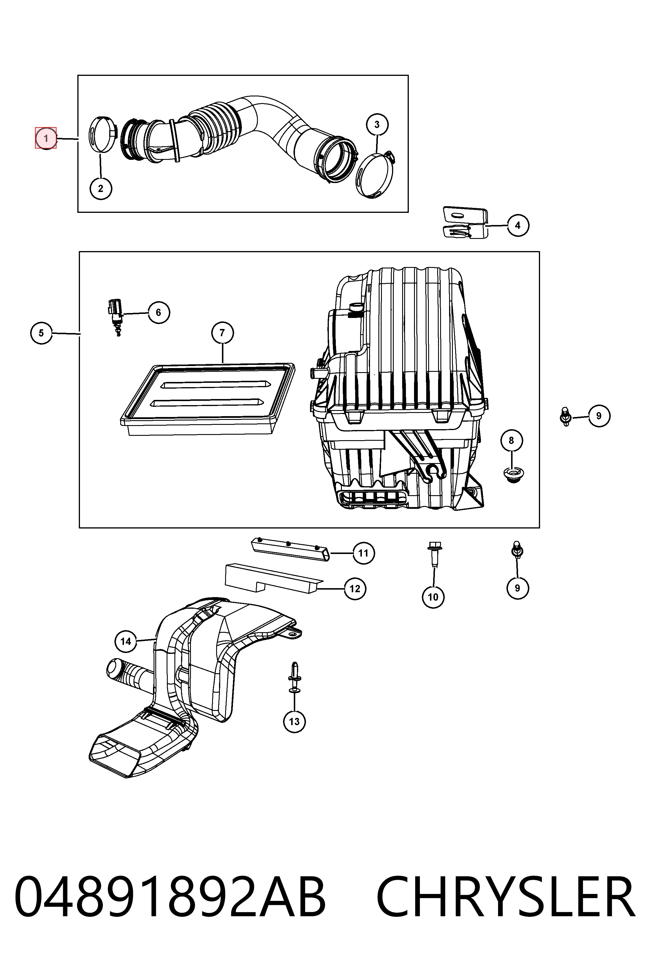 04891892AB CHRYSLER