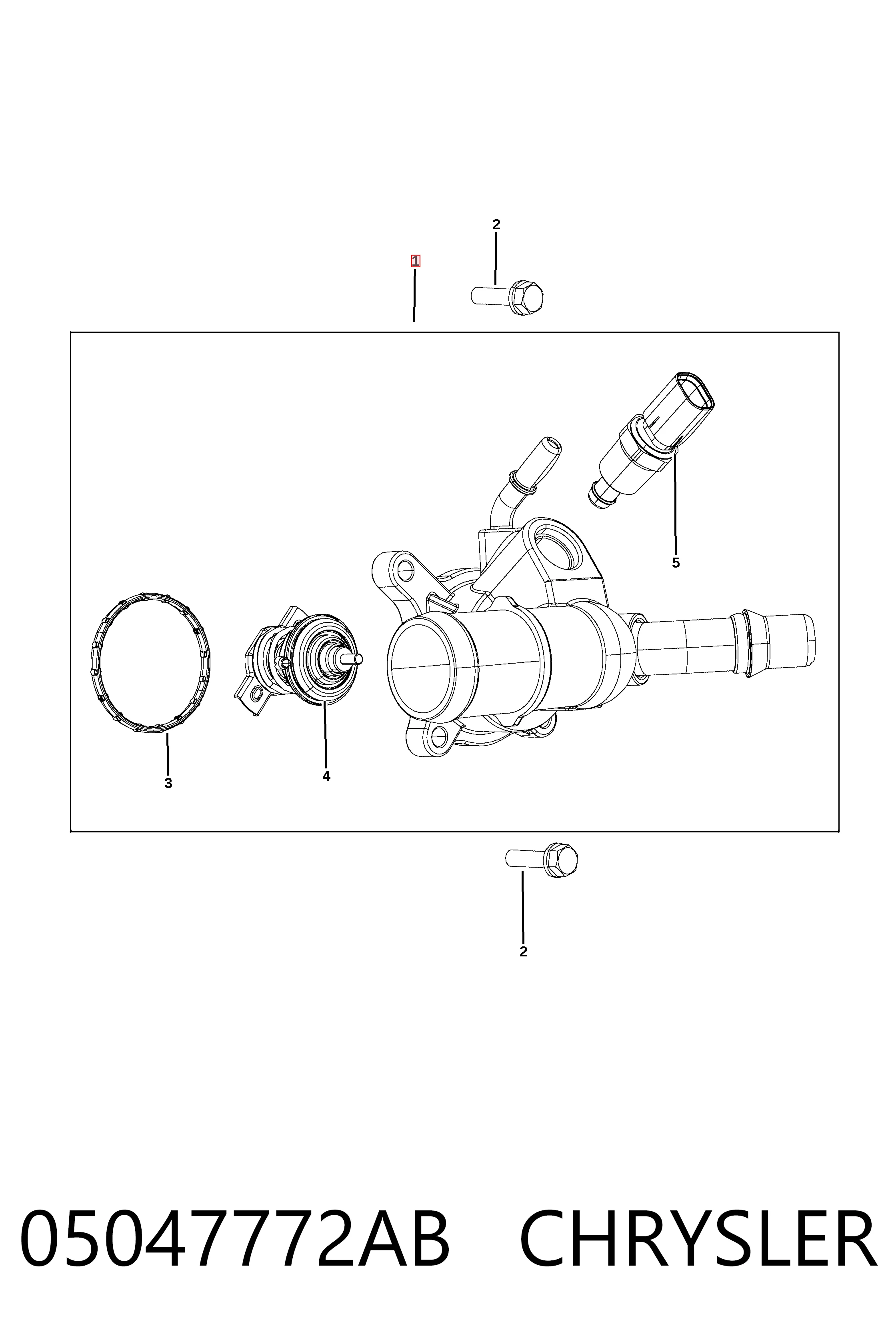 7710317 Kamoka Caja del termostato