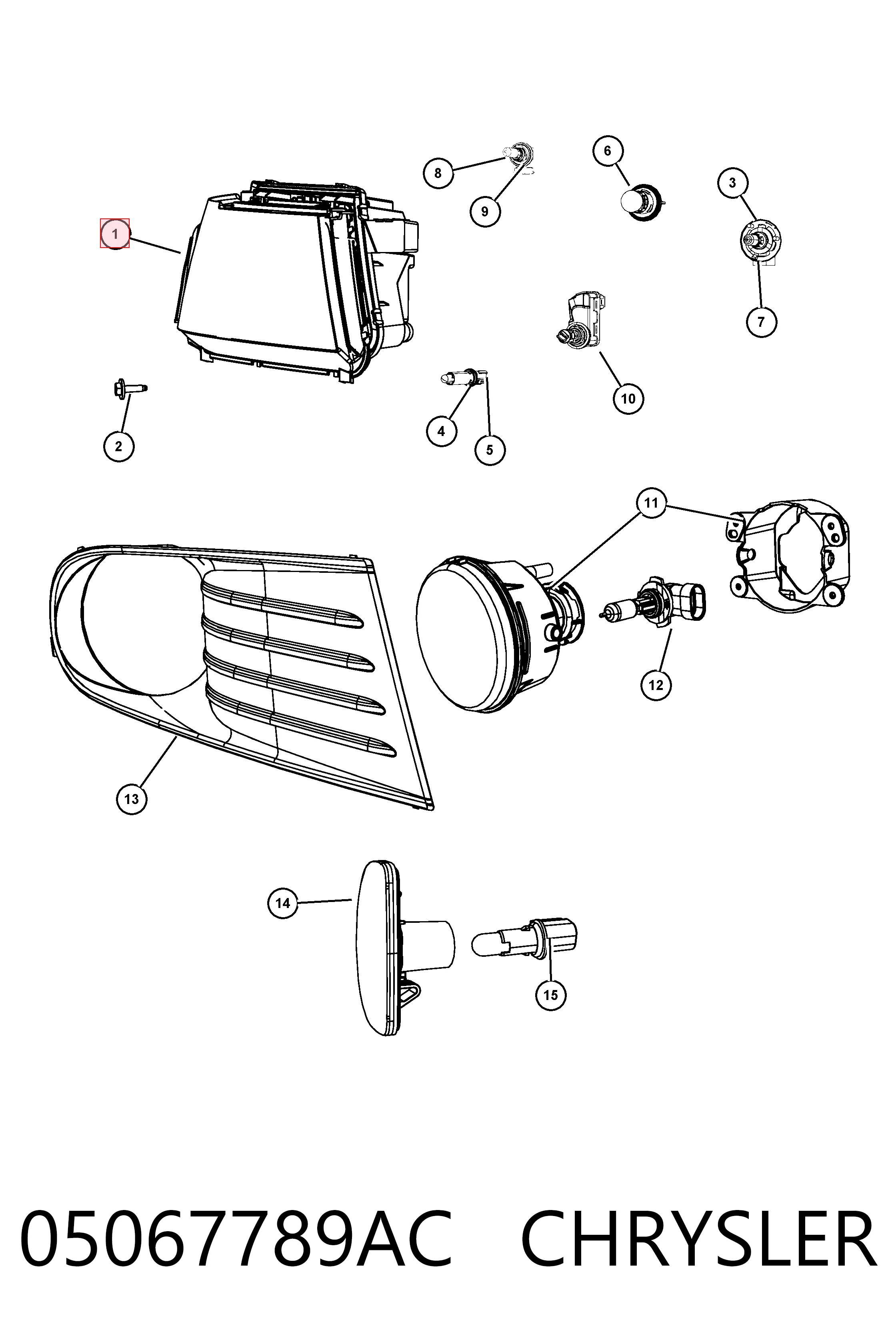 Faros para Dodge Journey  