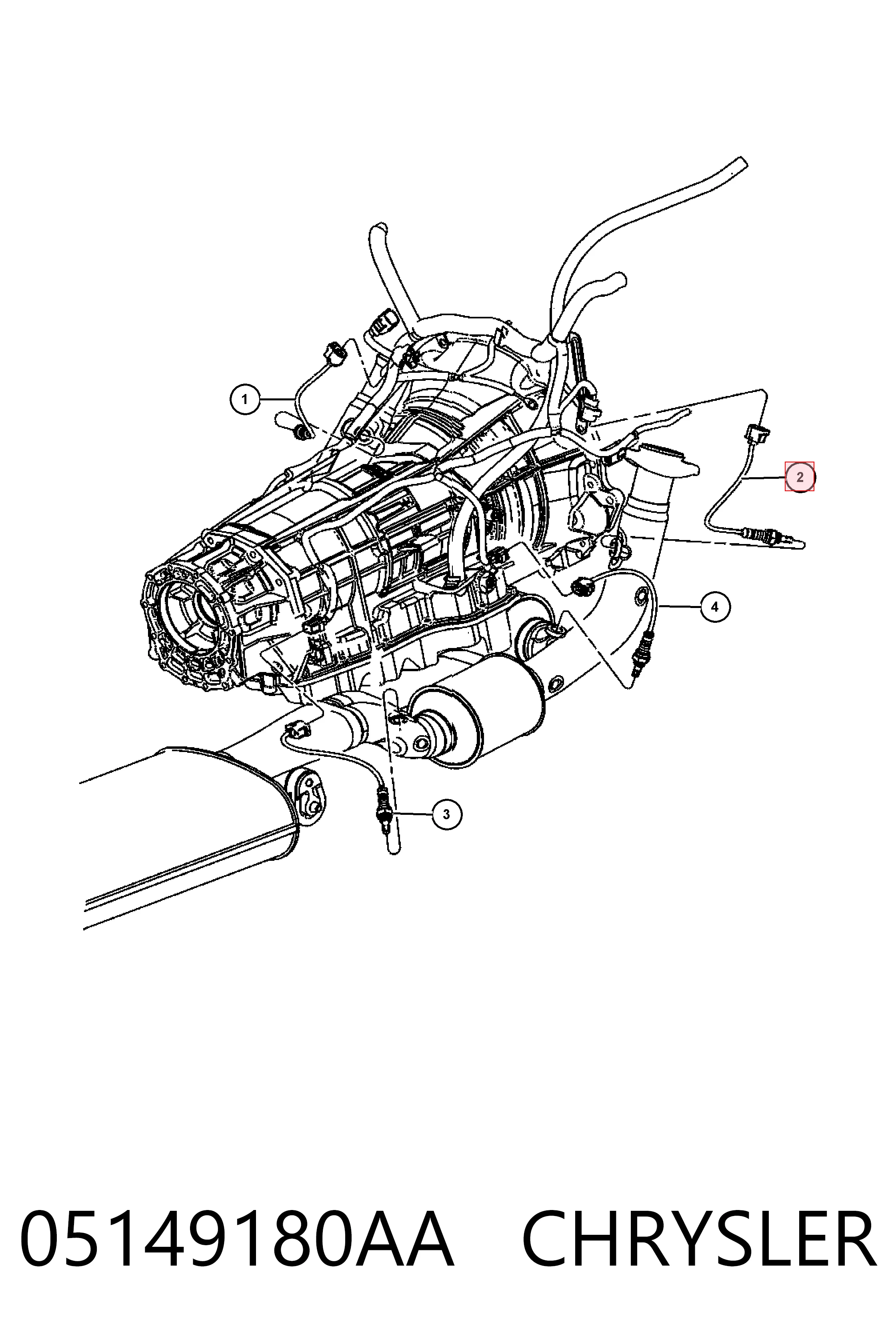 Sonda lambda (NOx, O2) para Jeep Compass  MP