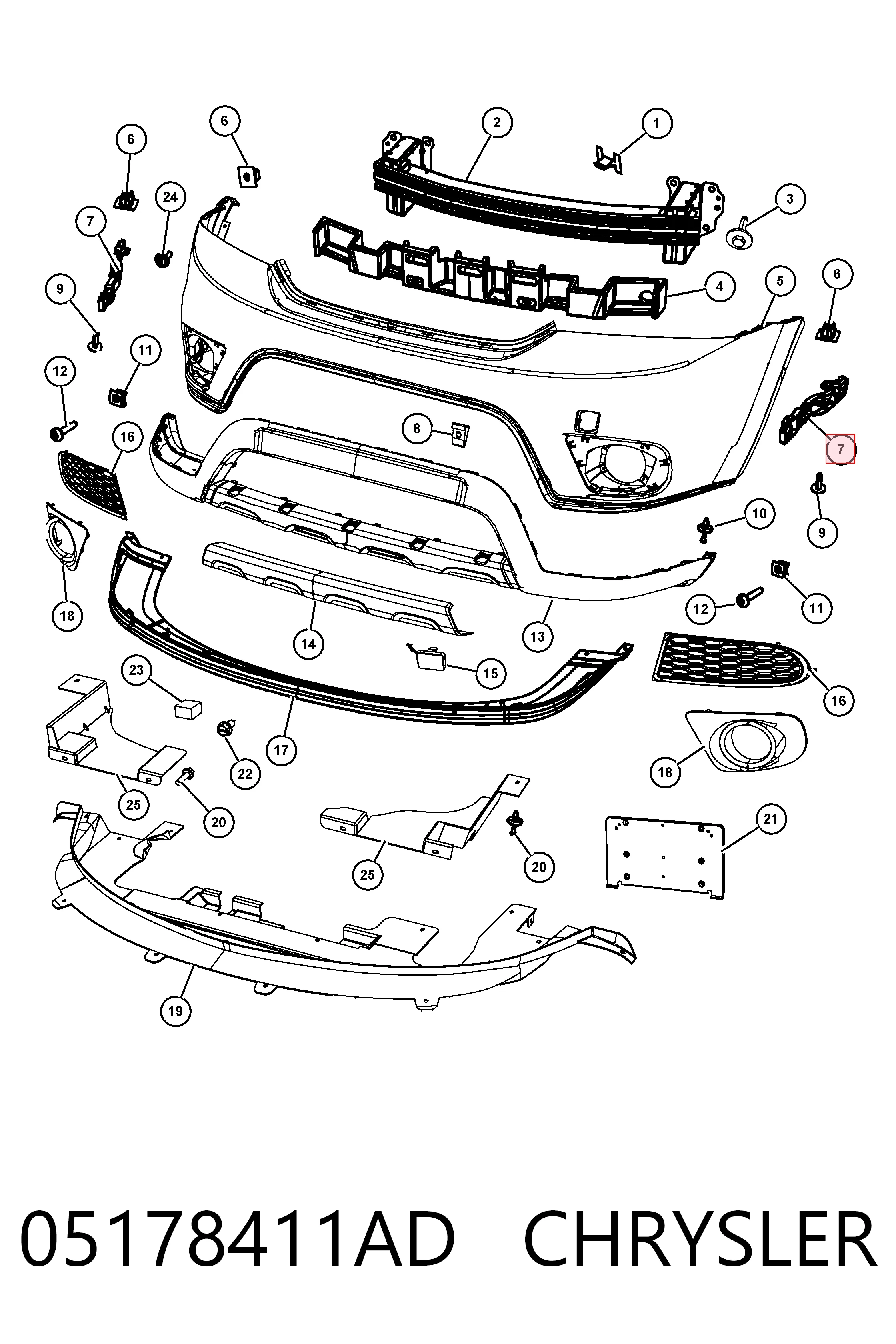 05178411AD Chrysler
