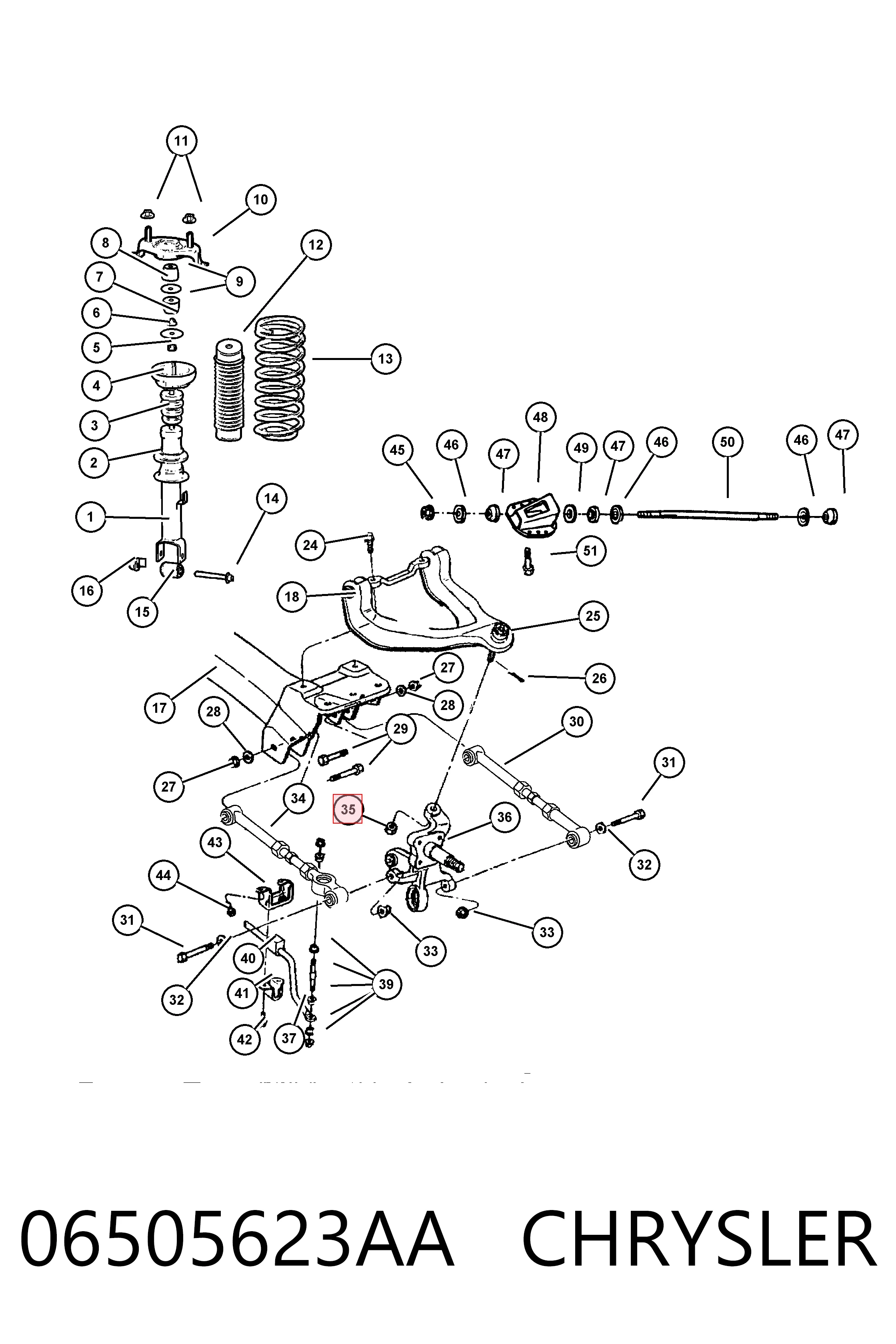 06505623AA Chrysler