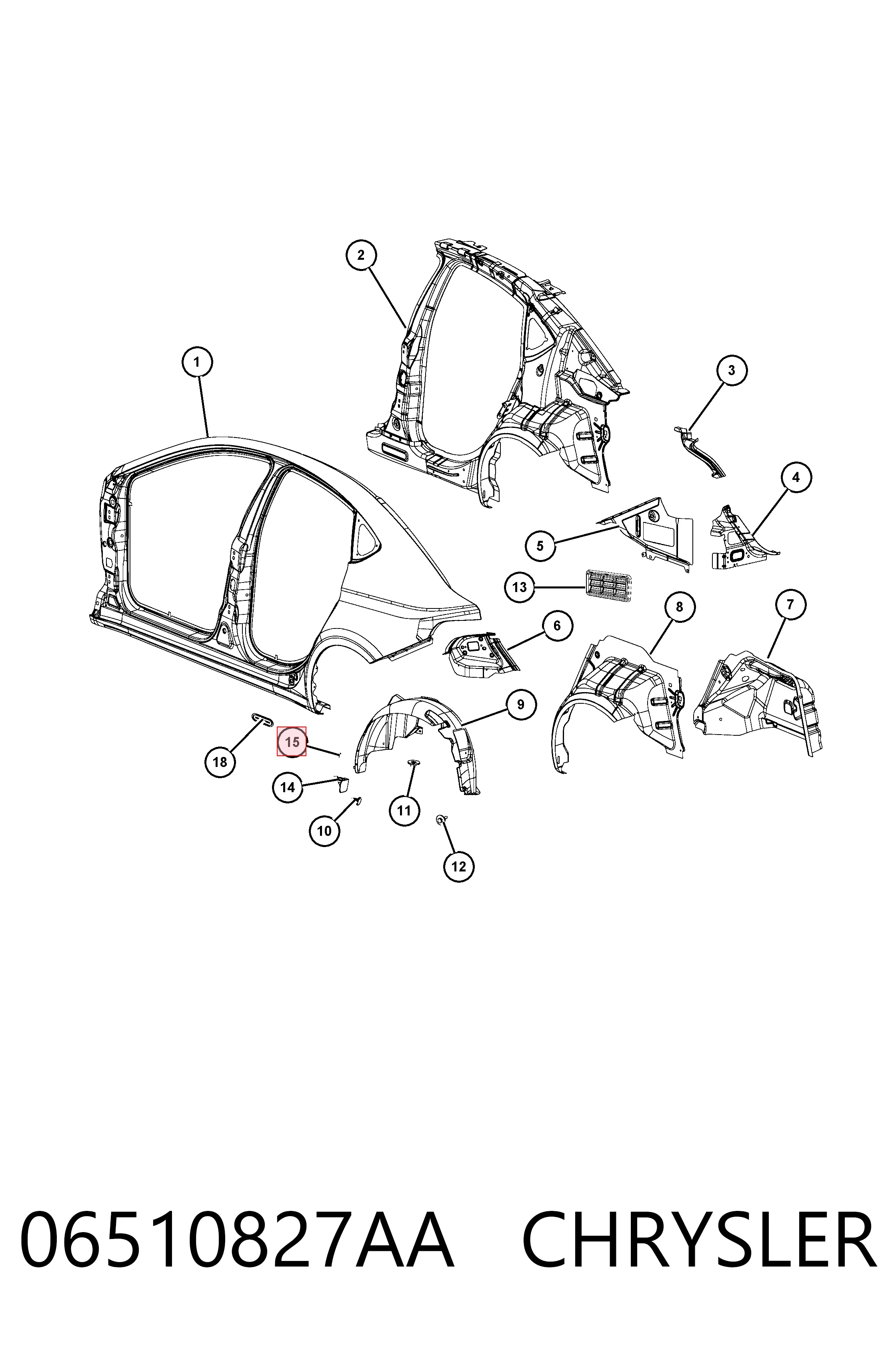 06510827AA Chrysler