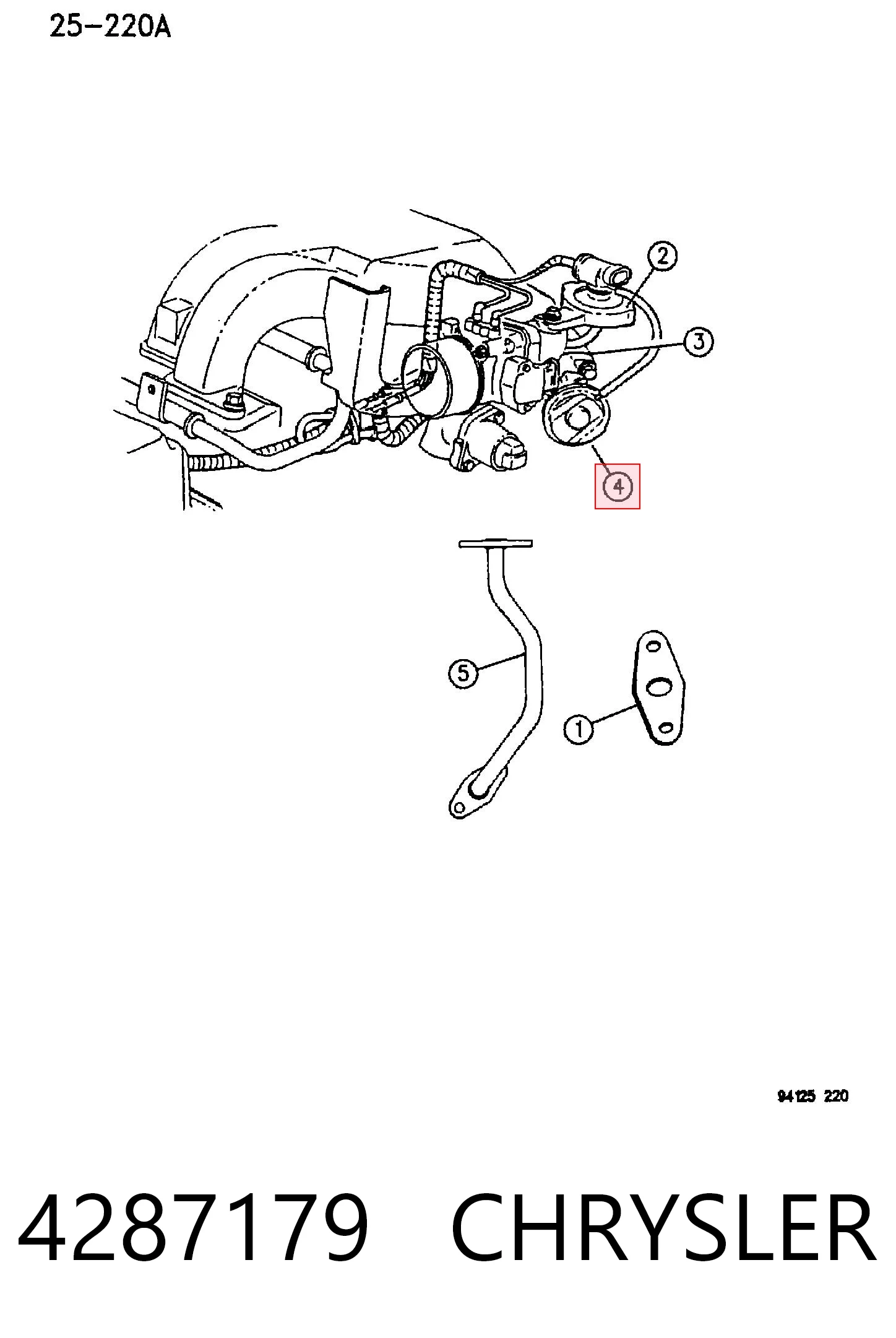 Comprar Válvula EGR de recirculación de gases Chrysler Voyager I a bajo precio