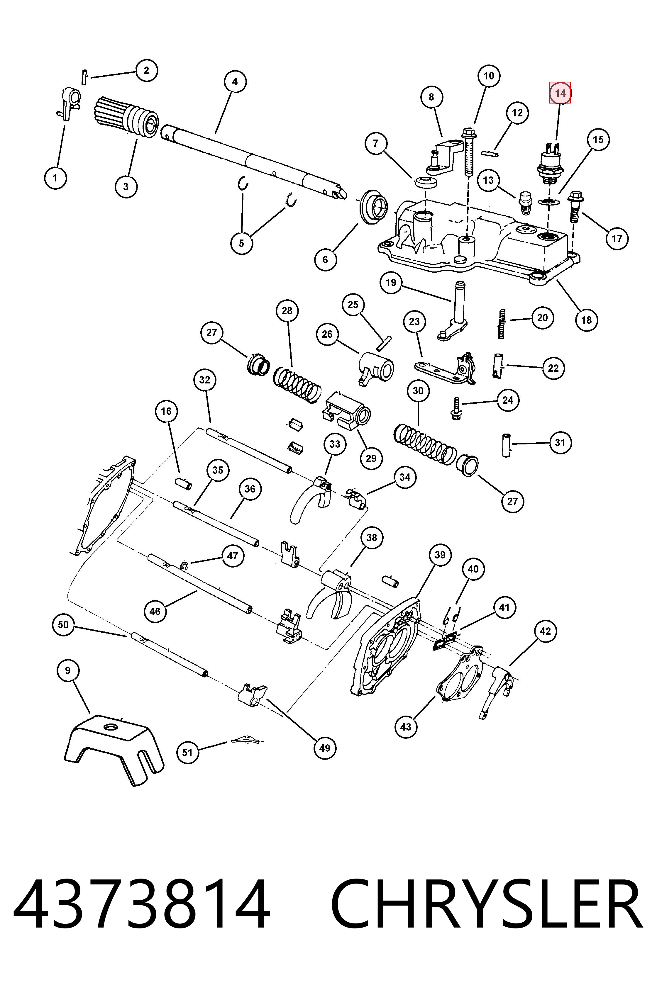 Sensor de marcha atrás K04373814 Fiat/Alfa/Lancia