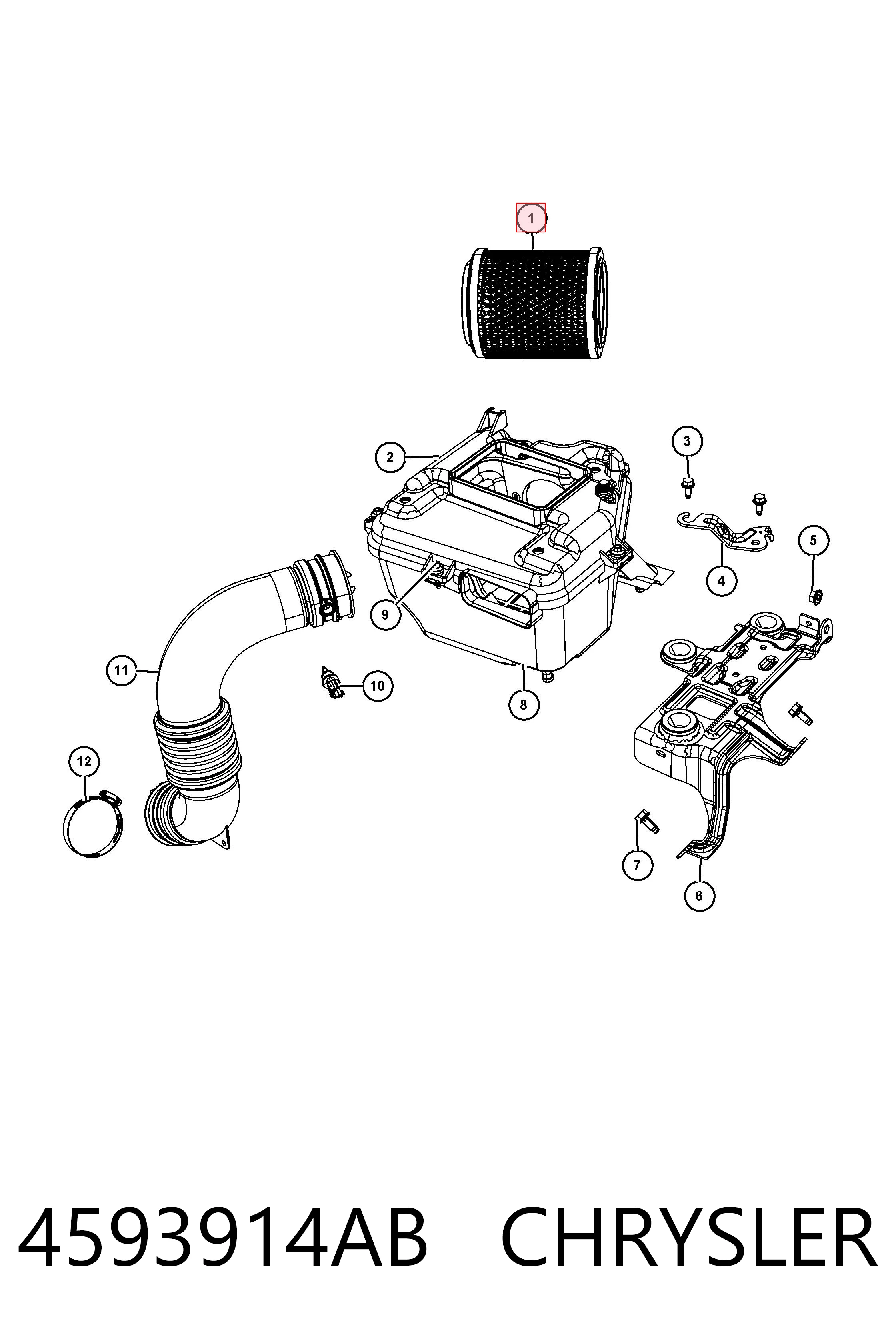 4593914AB Chrysler