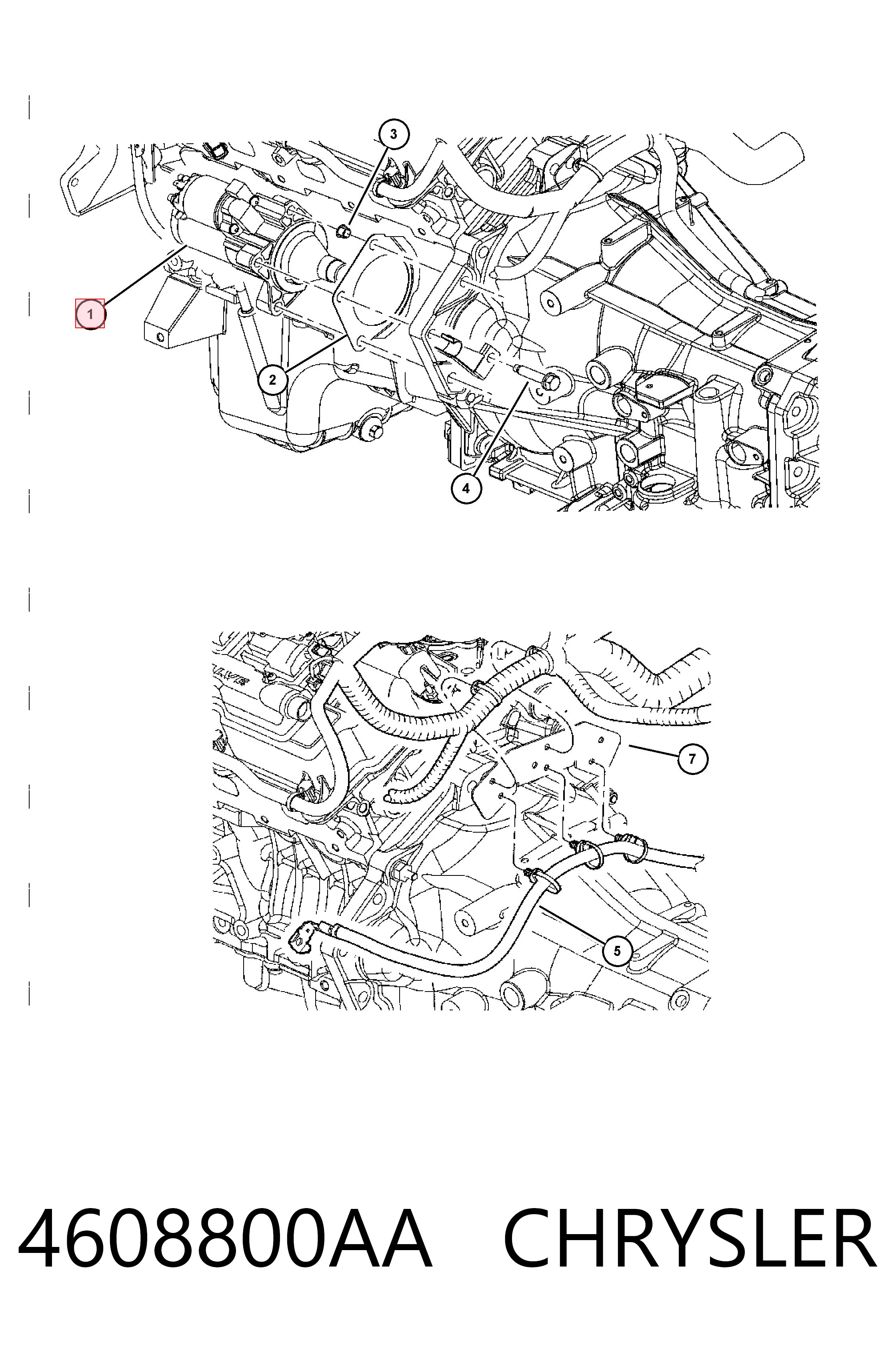 4608800AA Chrysler Arranque motores
