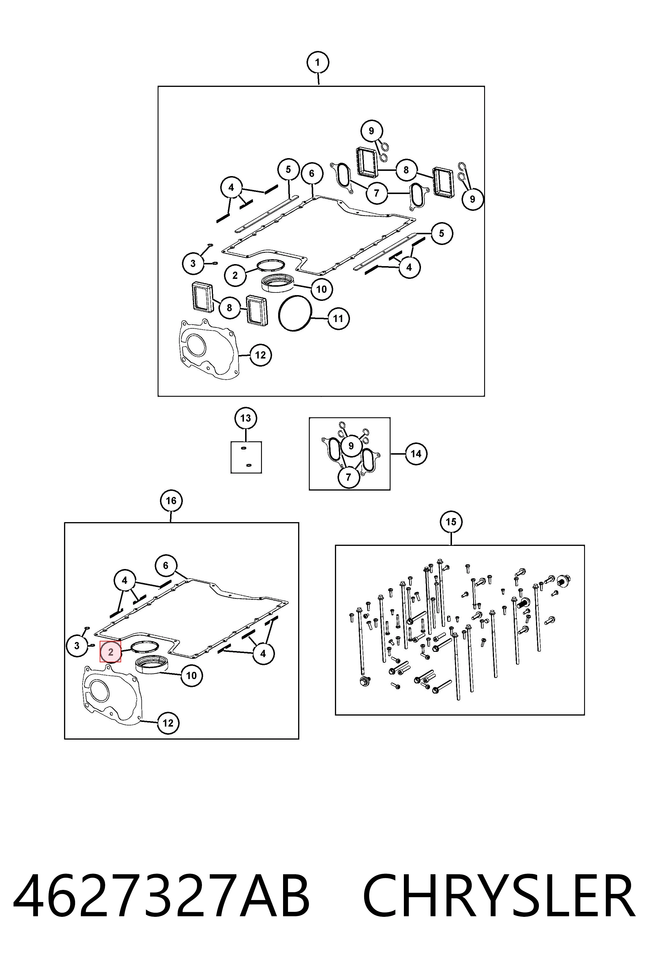 4627327AB Chrysler Sensor De Presion Del Colector De Admision