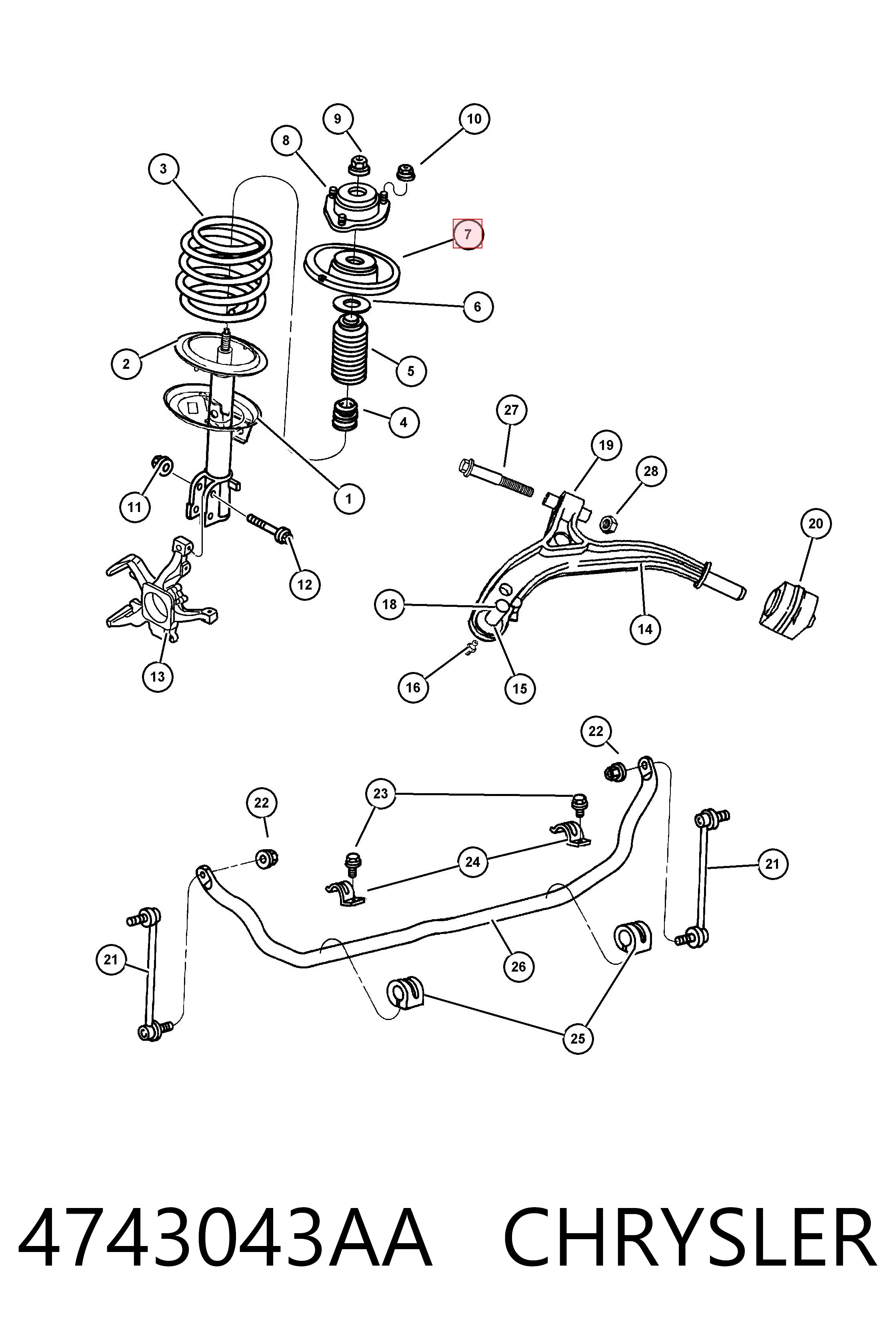  Fiat/Alfa/Lancia K04743043AA precio, desde 140,92 EUR
