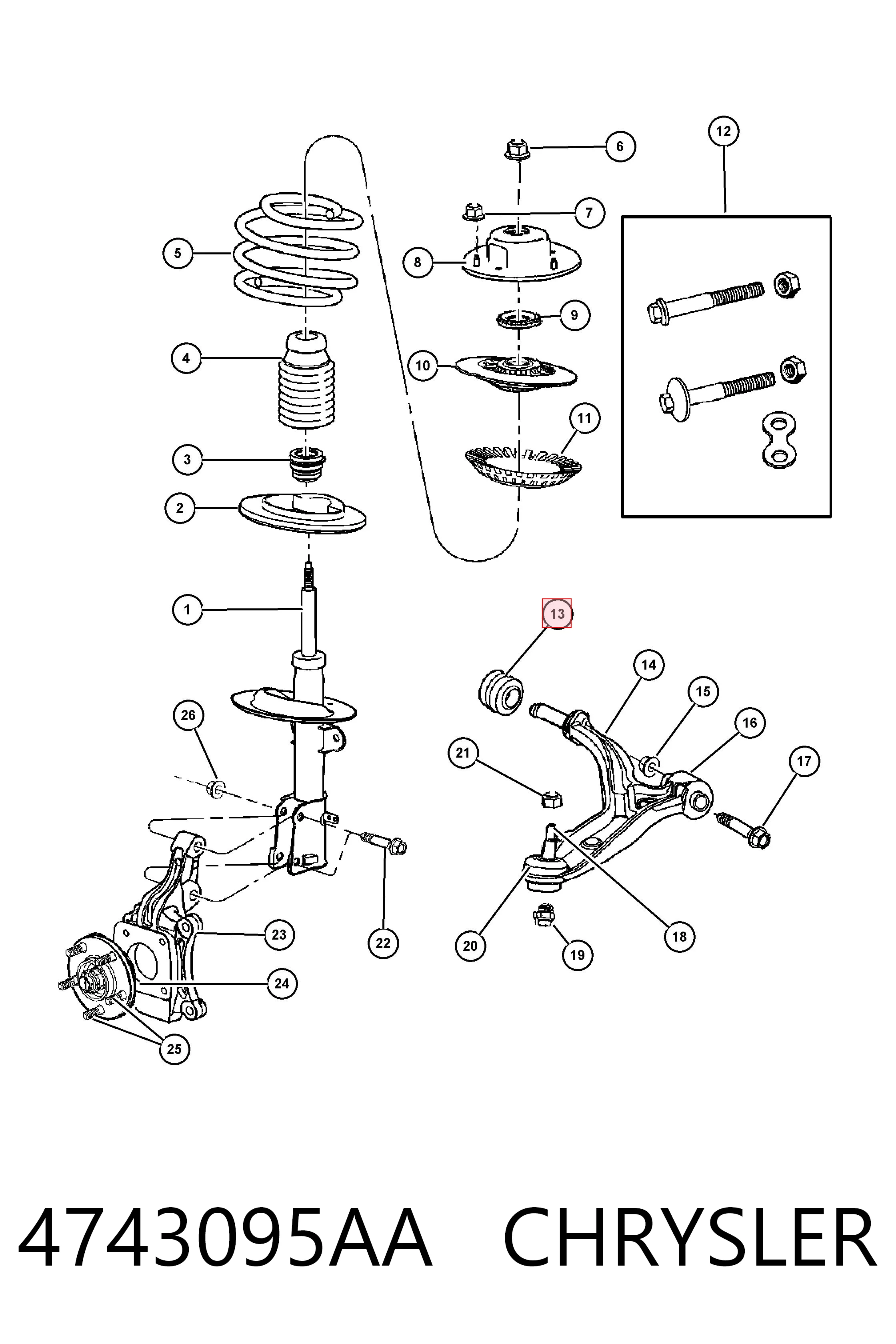 Comprar B4743095AA BAW Silentblock